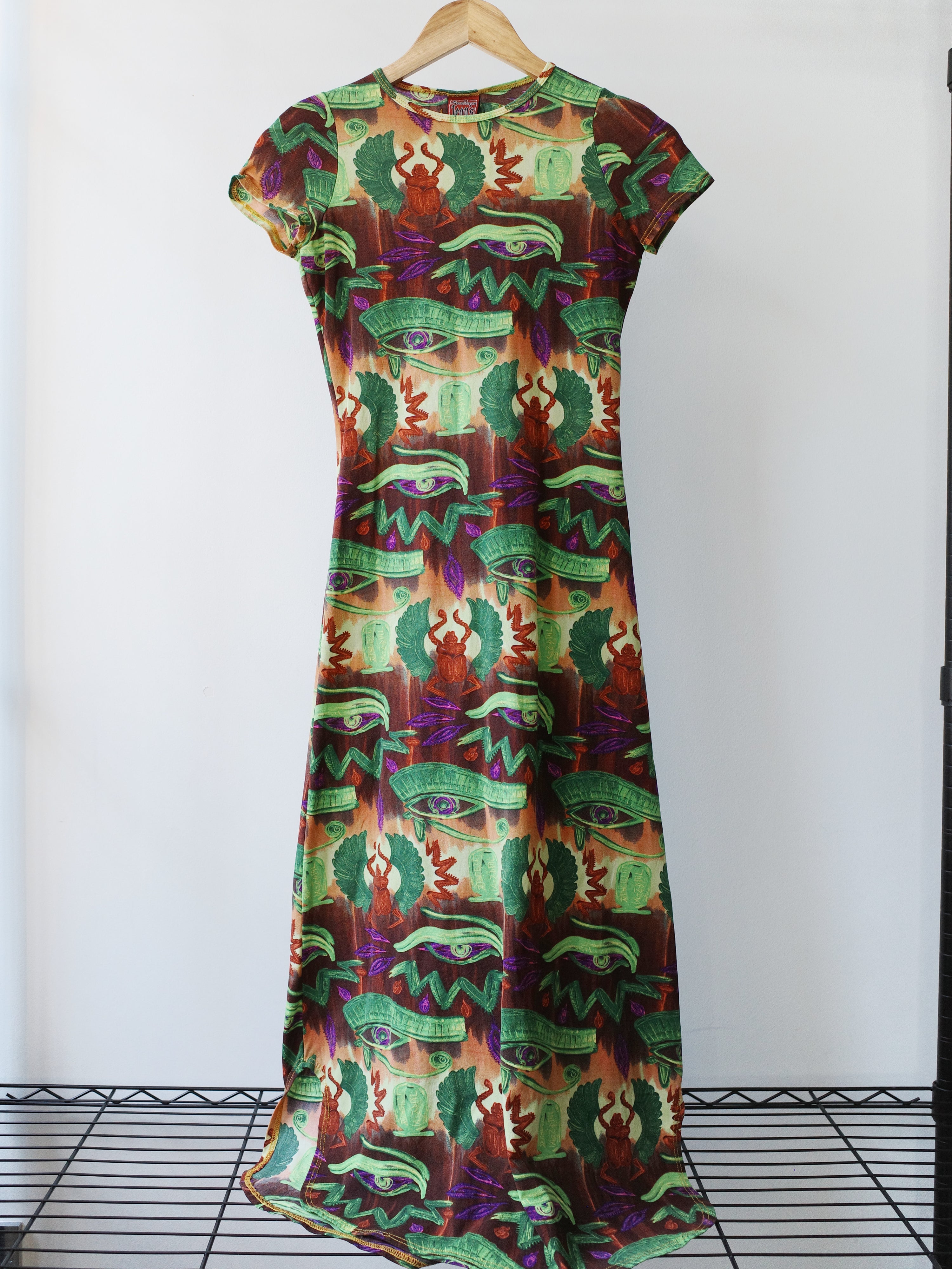 Jean Paul Gaultier Gothic-Eye Print Dress – WOOD 木
