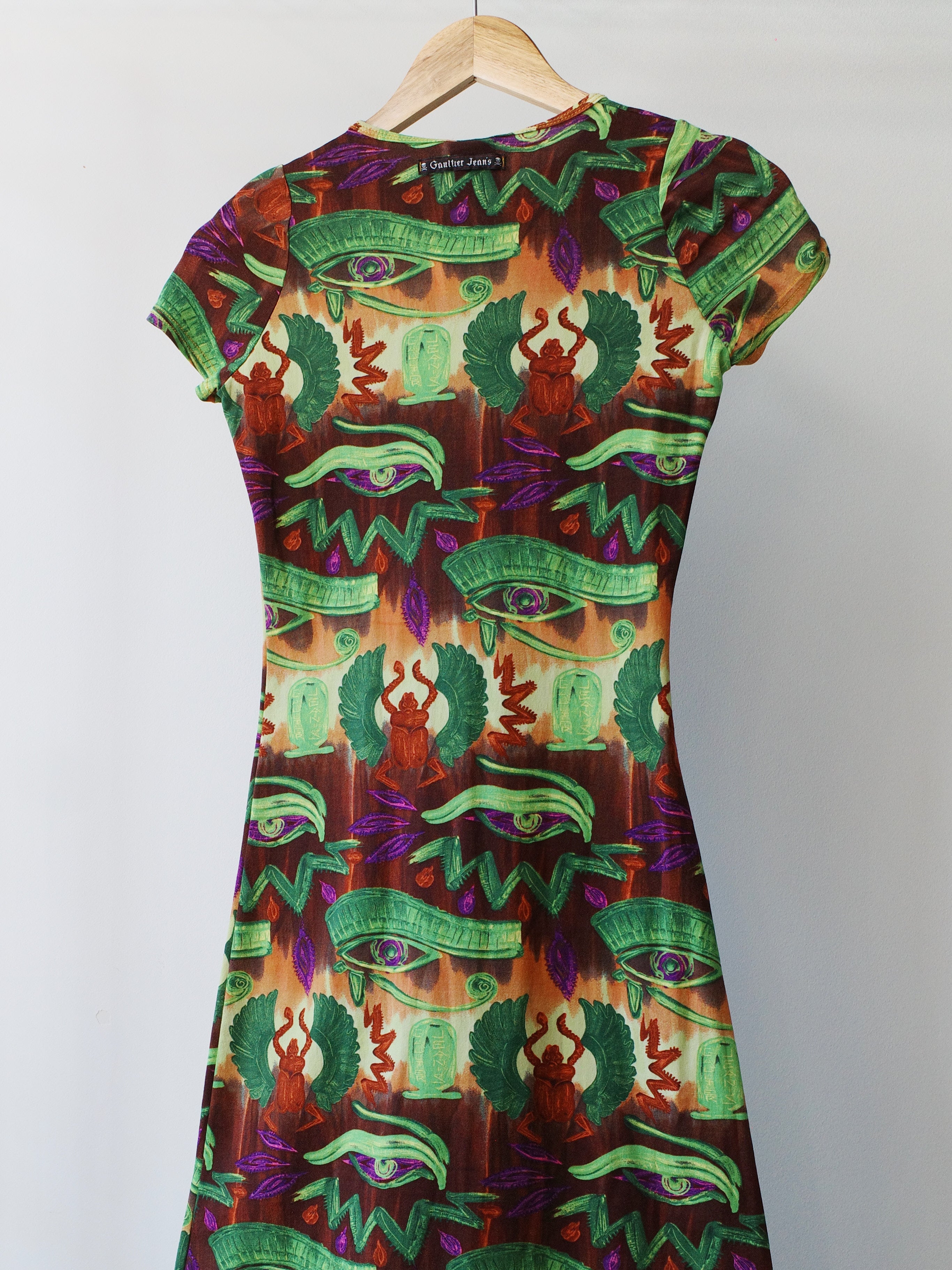 Jean Paul Gaultier Gothic-Eye Print Dress – WOOD 木