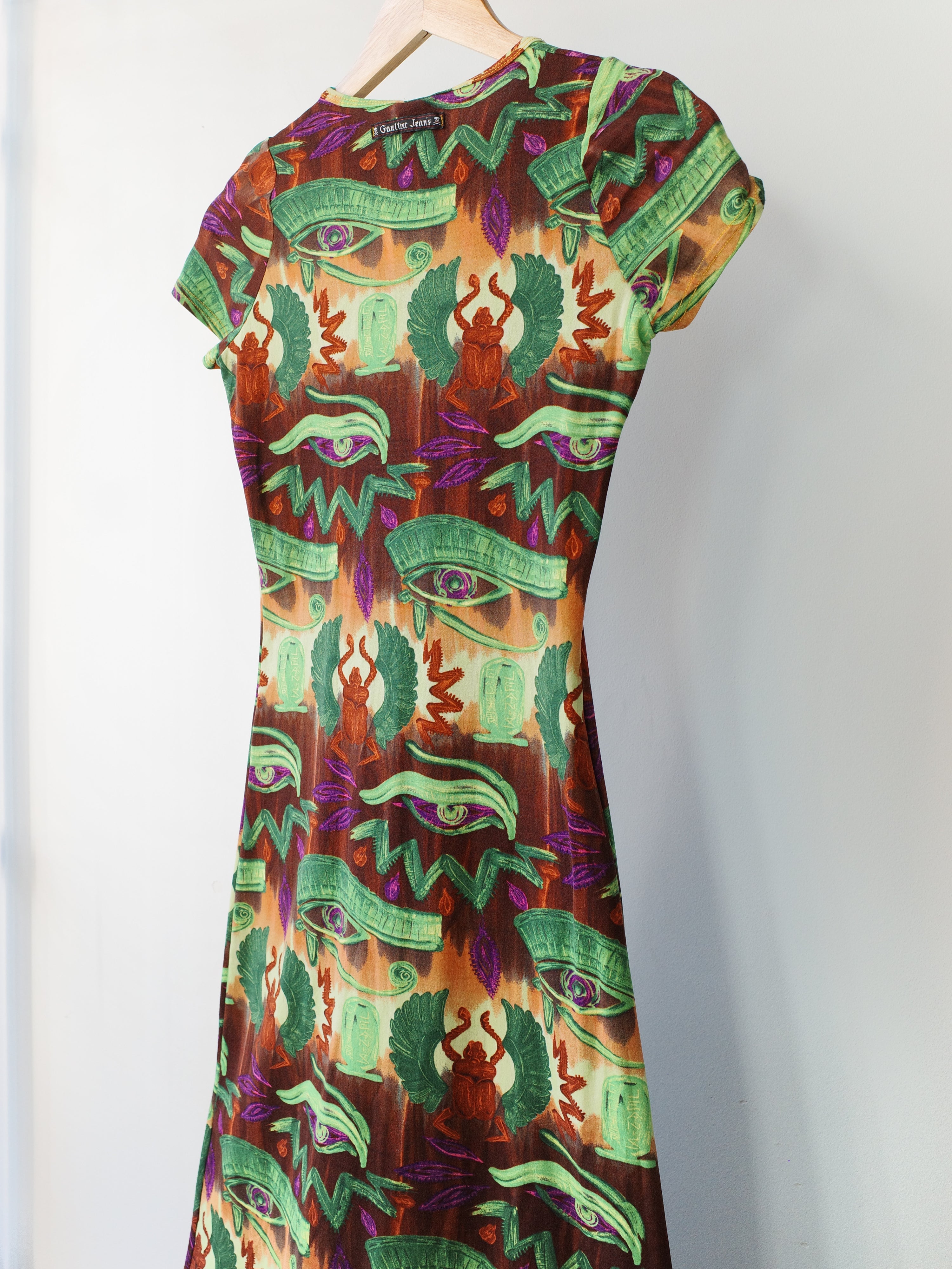 Jean Paul Gaultier Gothic-Eye Print Dress – WOOD 木