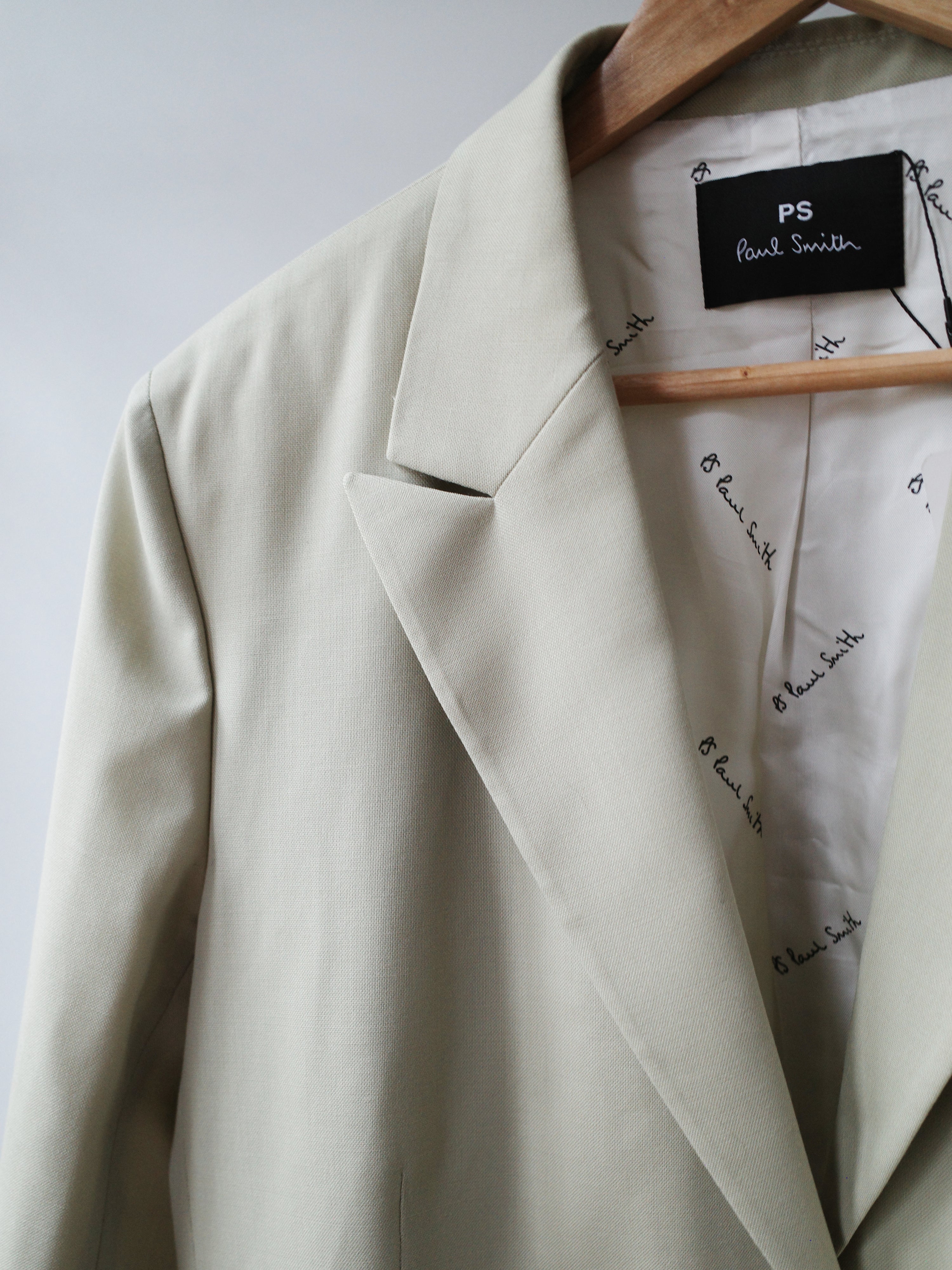Paul Smith Sage Green Wool Blazer – WOOD