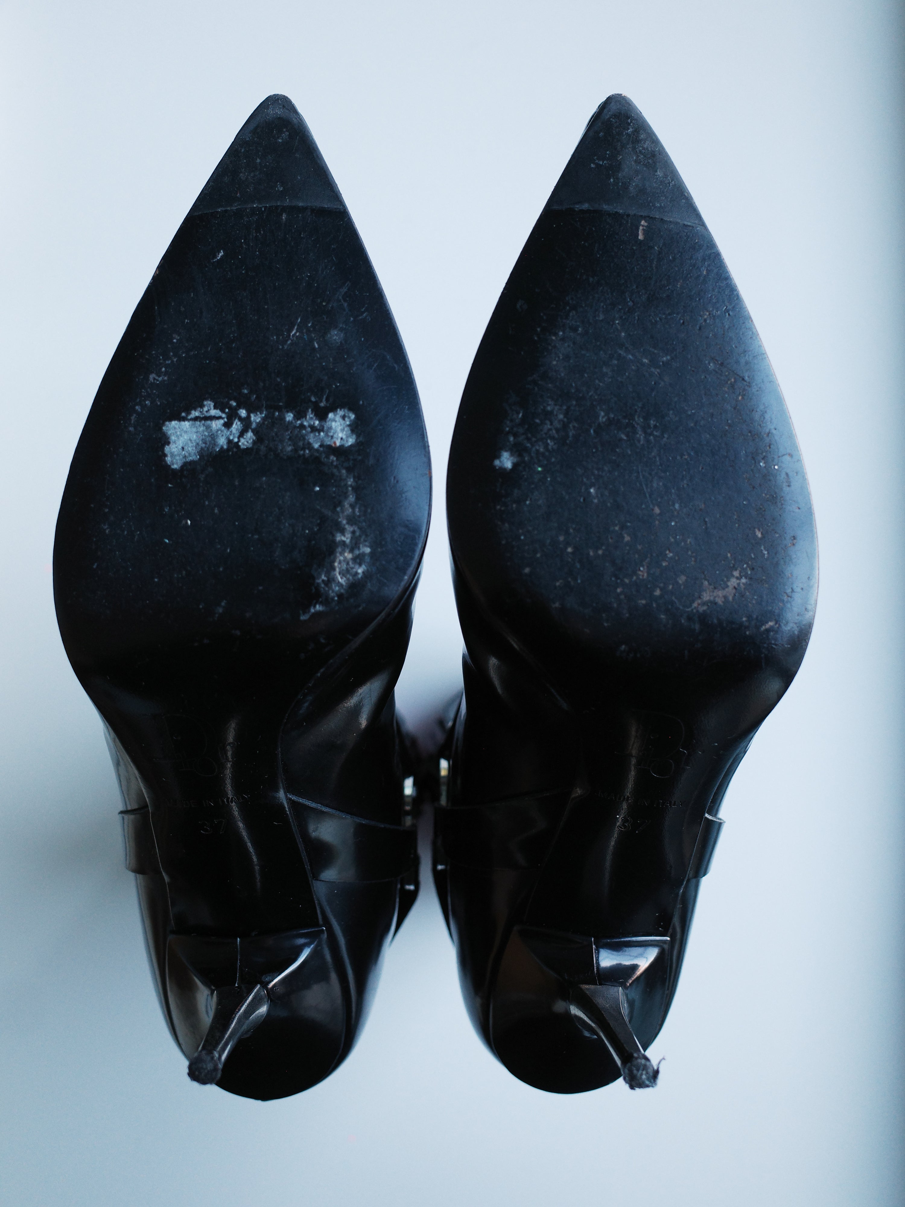 Christian Dior by John Galliano Millennium Hardcore Punk Pointed Boots – METAL 金