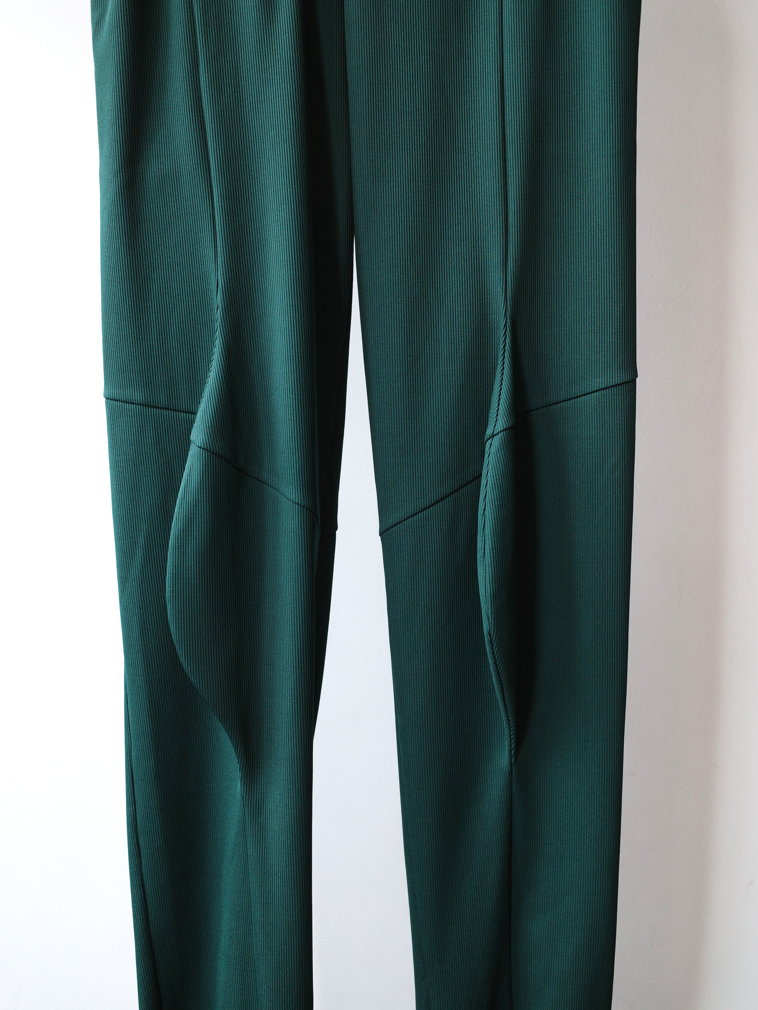 EJ SHEYANG Green Geometric Trousers