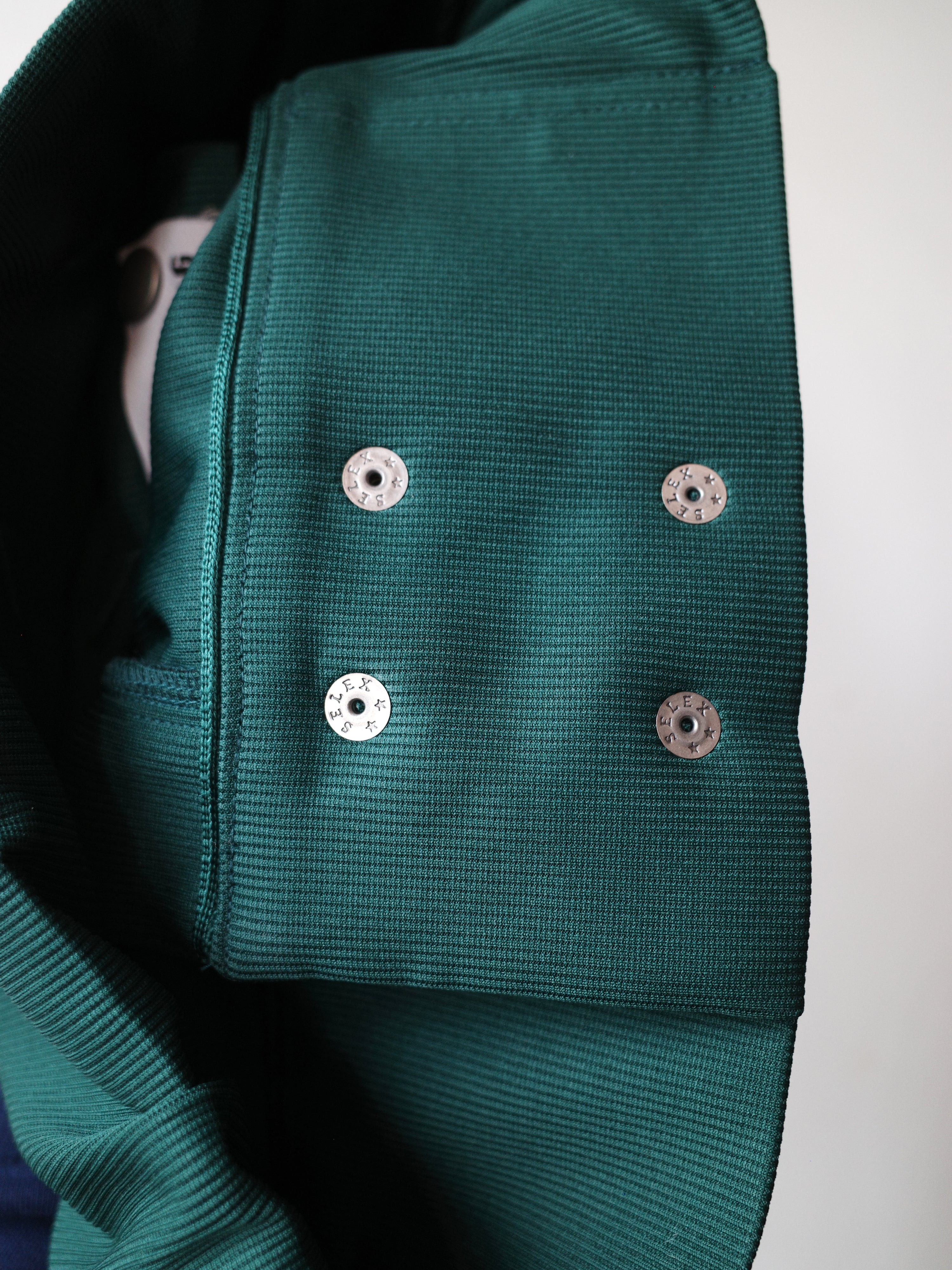 EJ SHEYANG Green Geometric Trousers
