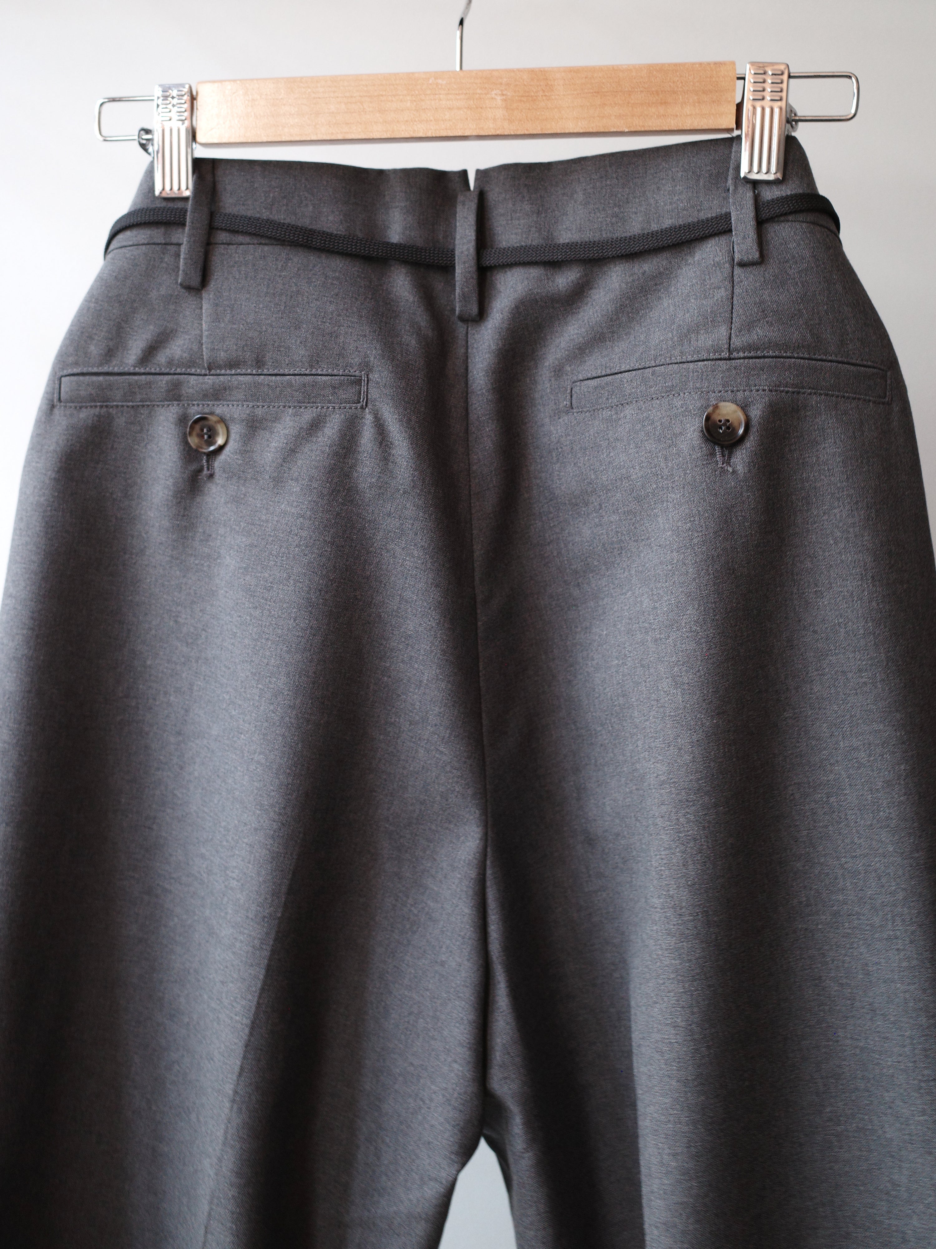 Marni Grey Black Check Spray Print Trousers