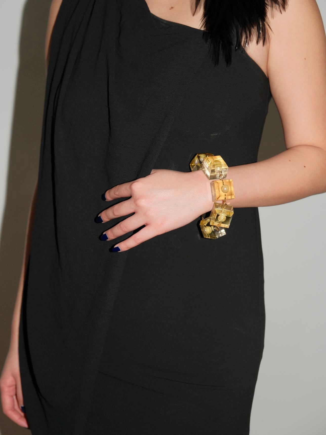 Kiko Kostadinov Lucite Cube Pearl Bracelet – EARTH 土
