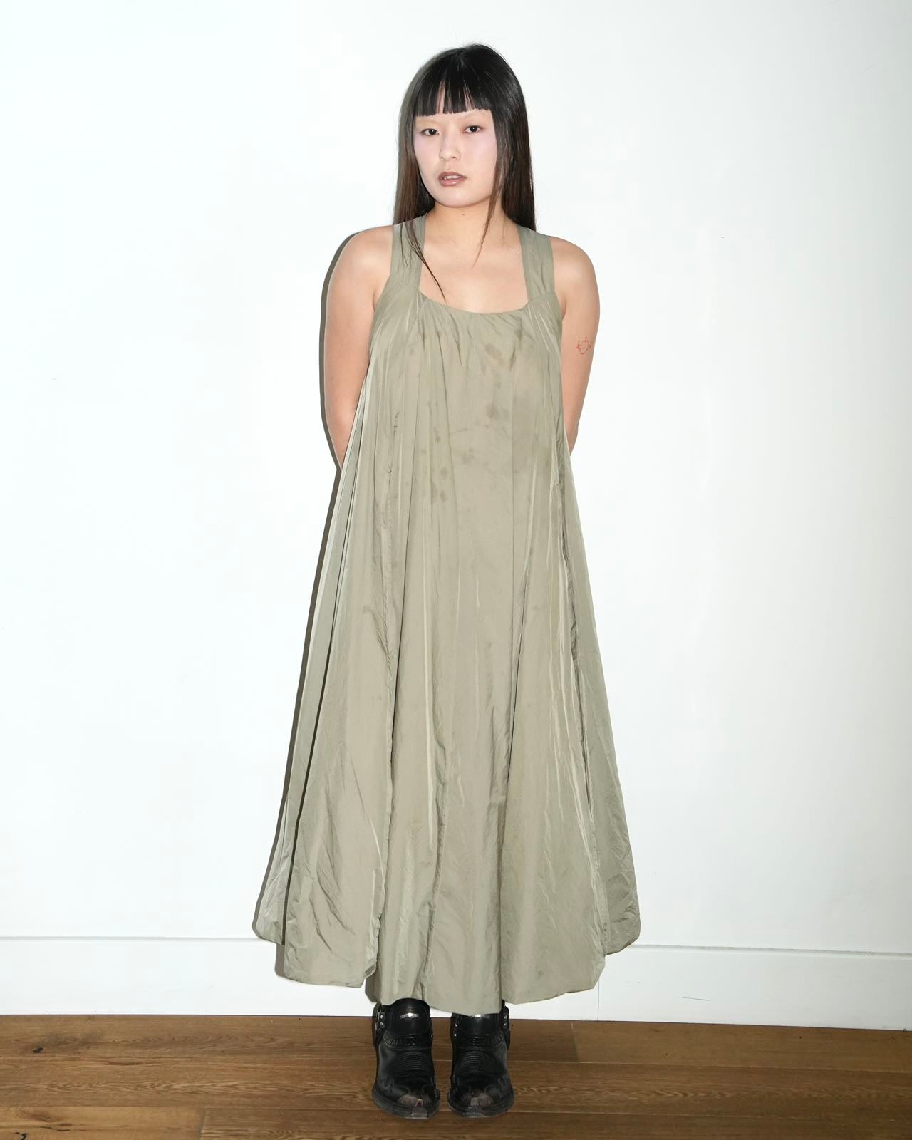 Issey Miyake Technology fabric Light Weight Parachute Dress