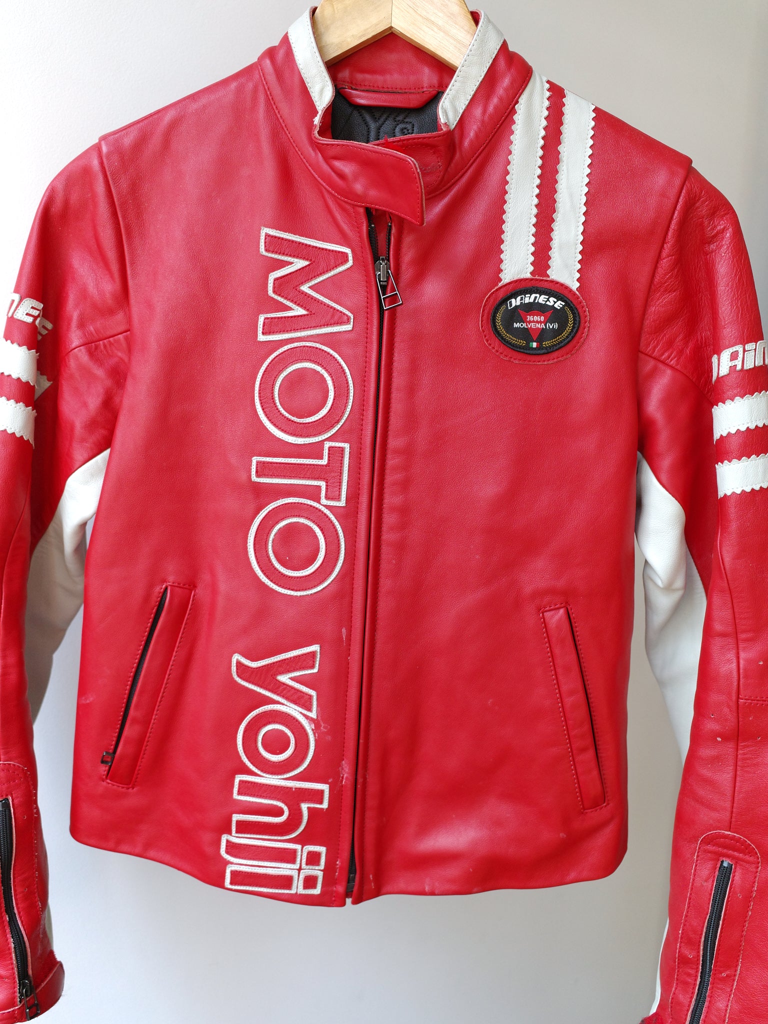 Y’s × Dainese Moto Leather Jacket – FIRE 火