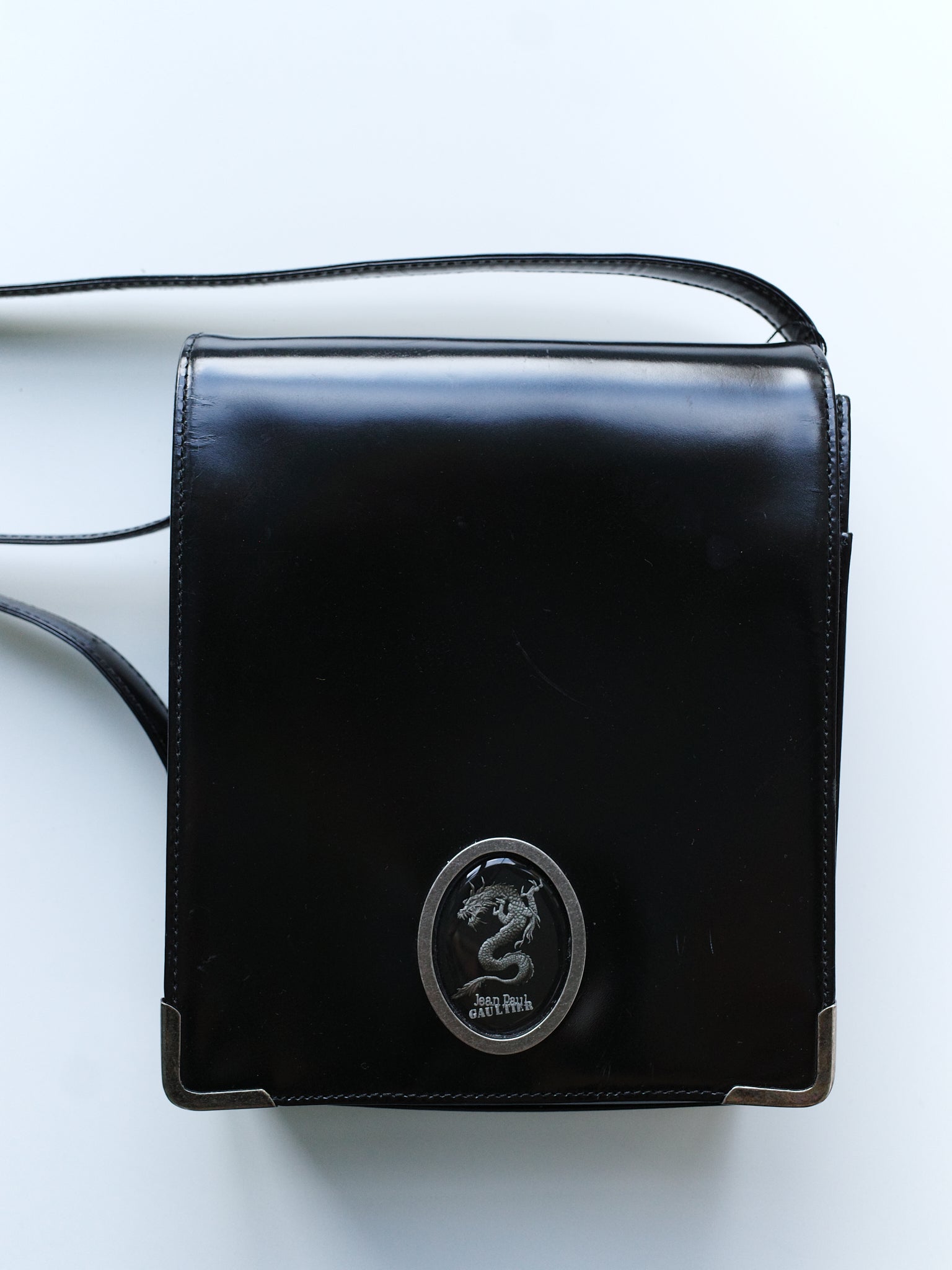 Jean Paul Gaultier Vintage Dragon Motif Crossbody Bag – FIRE 火