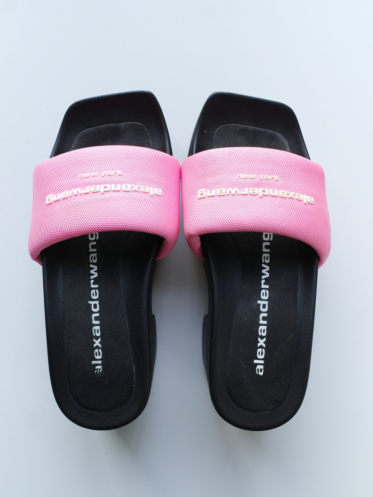 Alexander Wang Pink Platform Slides – FIRE 火