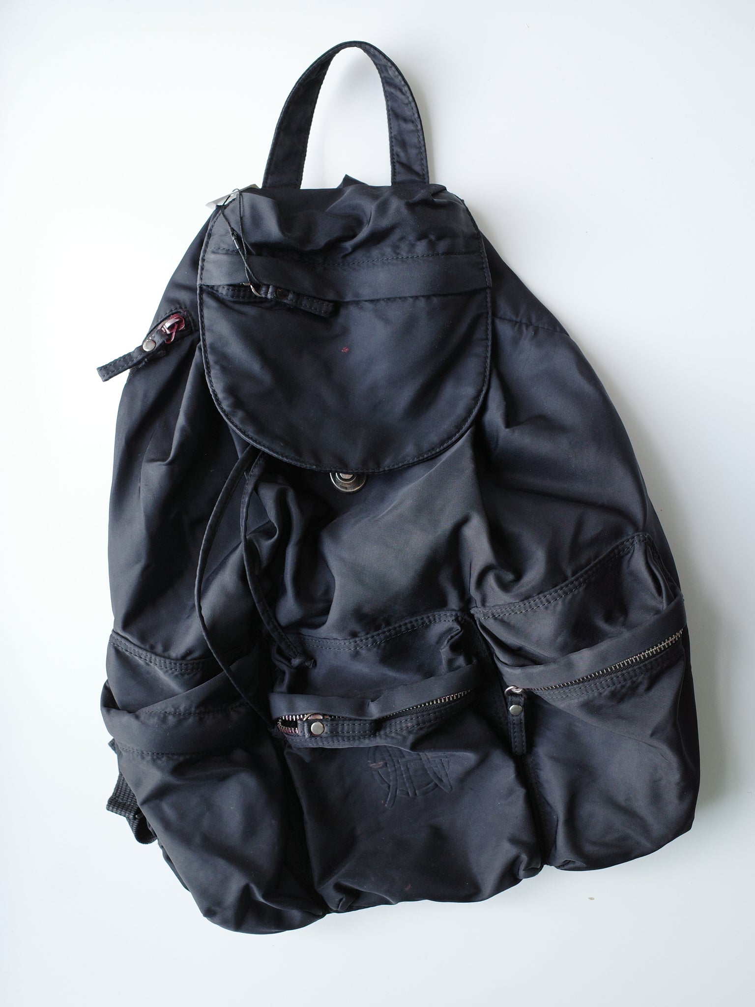 Jean Paul Gaultier 90s Nylon Drawstring Backpack – METAL 金