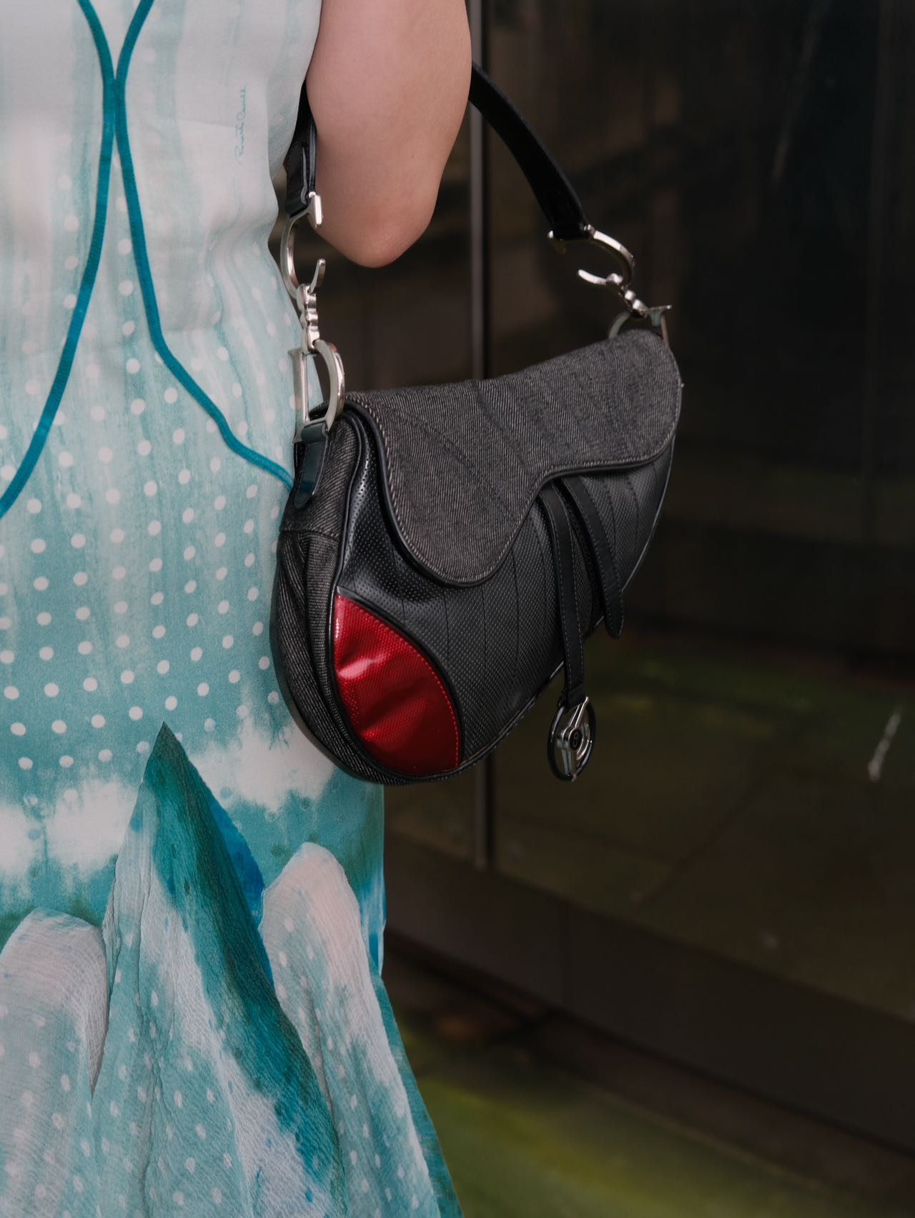 Christian Dior S/S 2001 “Cadillac” Saddle Bag – METAL 金