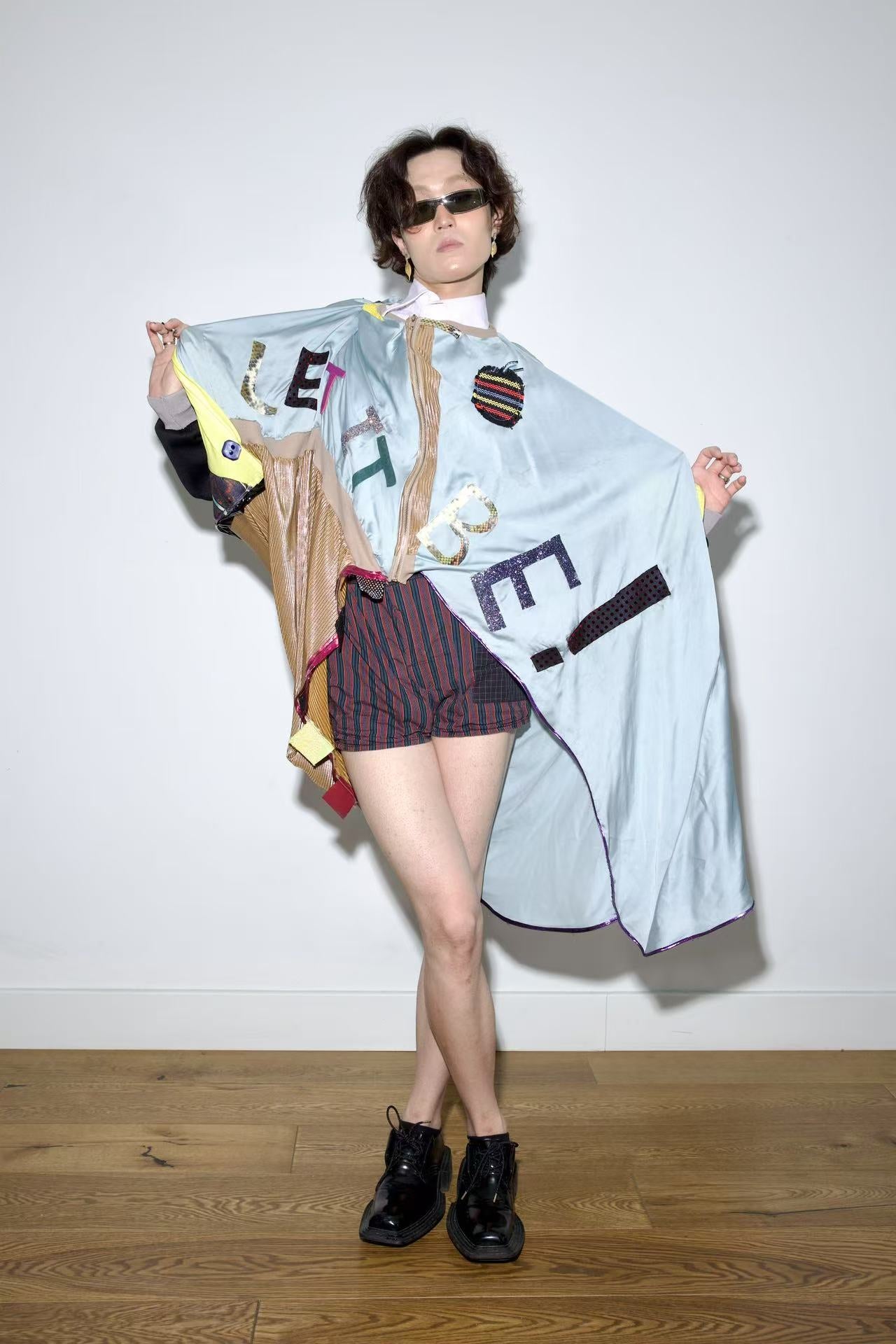 PE99Y YAN9 Reconstructed Dual-Layer Jersey Jacket – EARTH 土