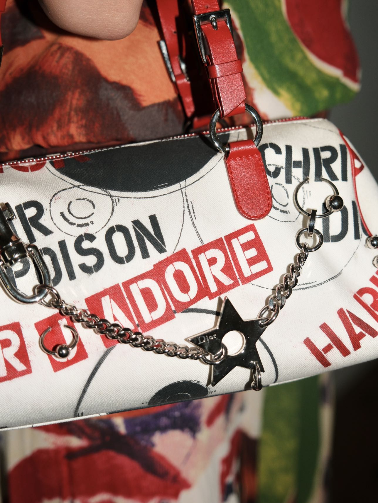 Christian Dior S/S 2004 “Hardcore” Limited Edition Boston Bag – FIRE 火