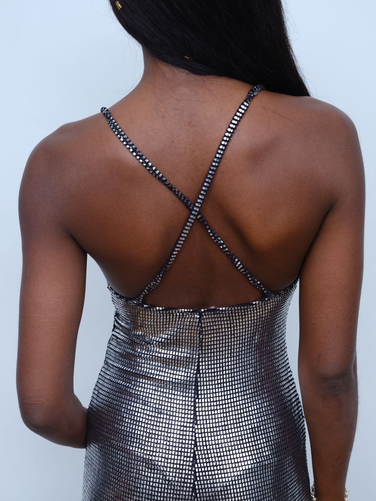 Paco Rabanne Vintage Chainmail Sheen Dress – METAL 金