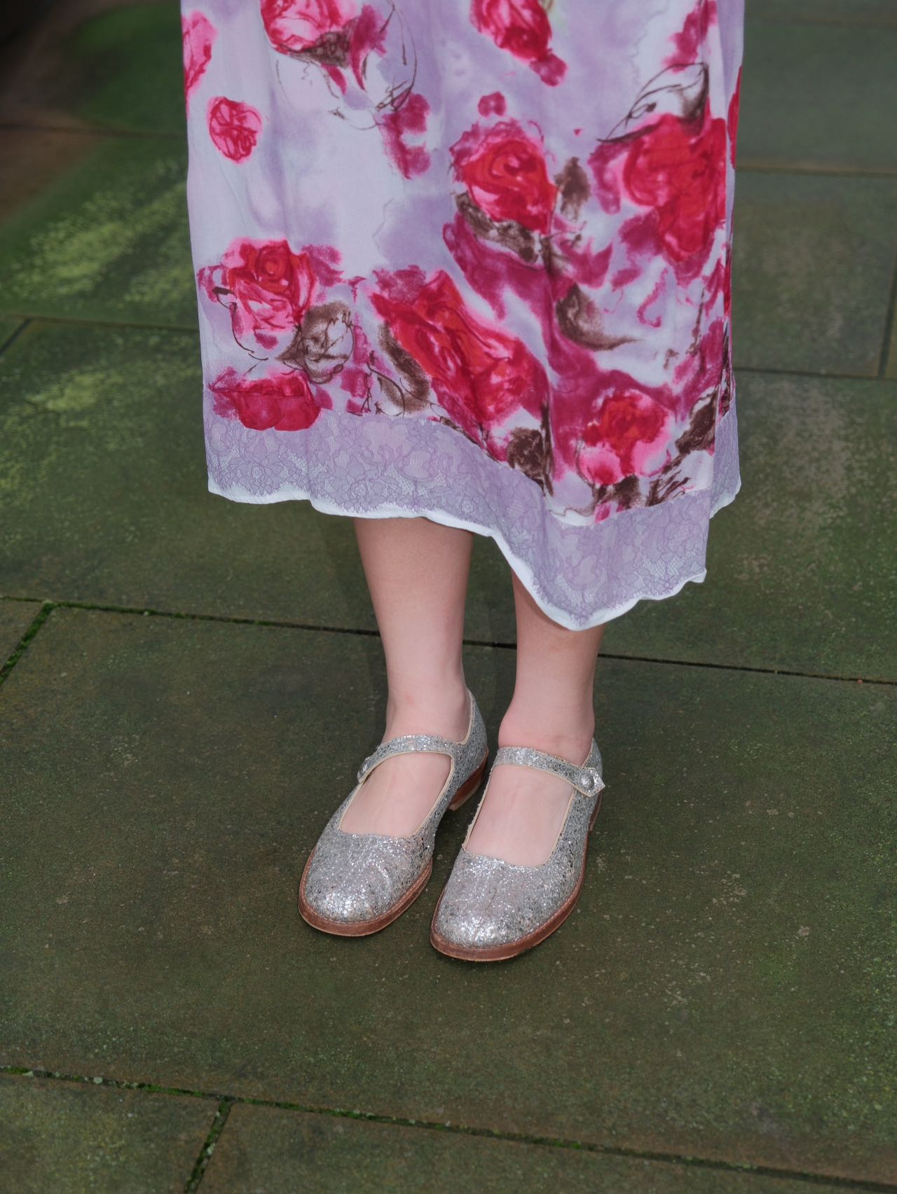 COMME des GARÇONS Glitter Mary Jane Shoes – METAL 金
