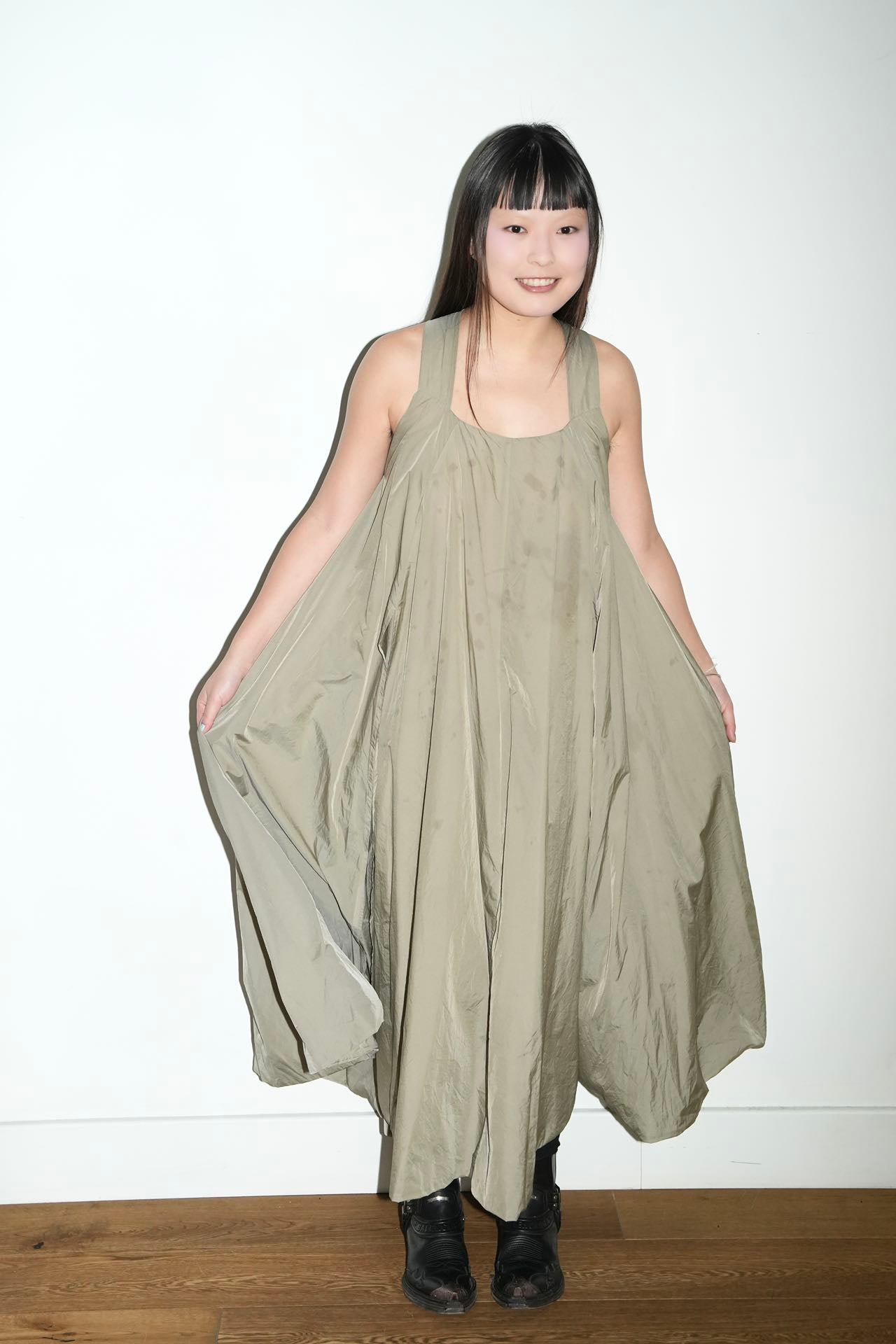 Issey Miyake Technology fabric Light Weight Parachute Dress