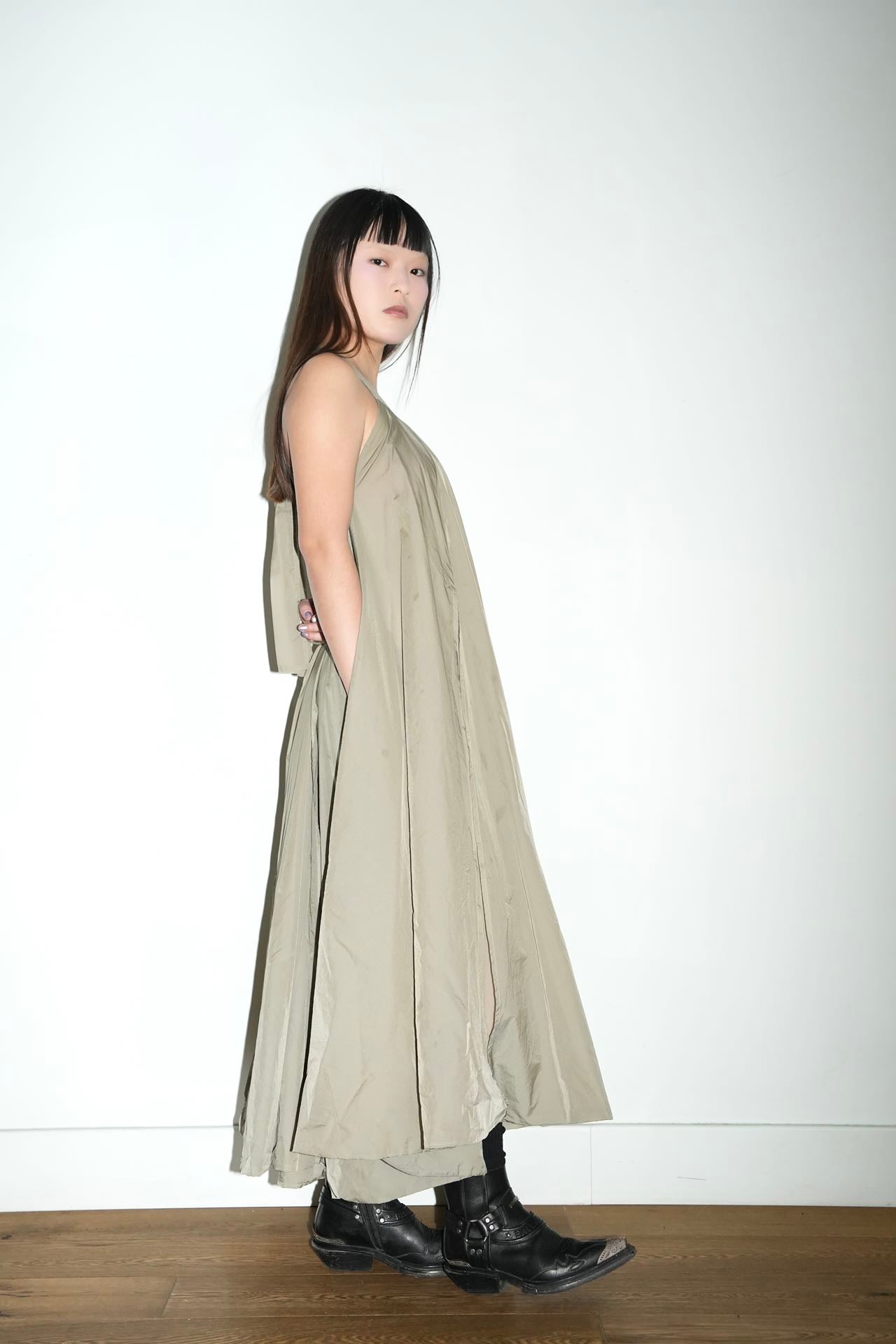 Issey Miyake Technology fabric Light Weight Parachute Dress
