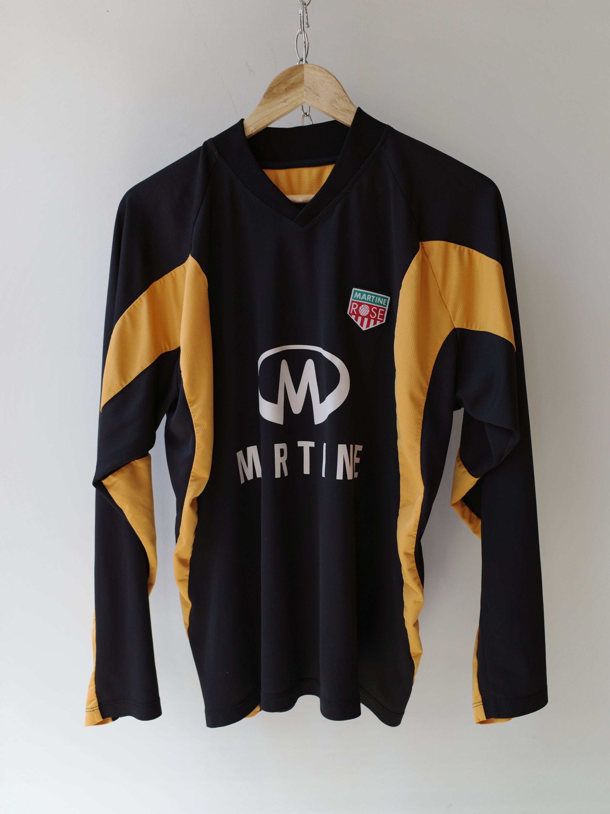 Martine Rose Black & Yellow Jersey Shirt – FIRE 火
