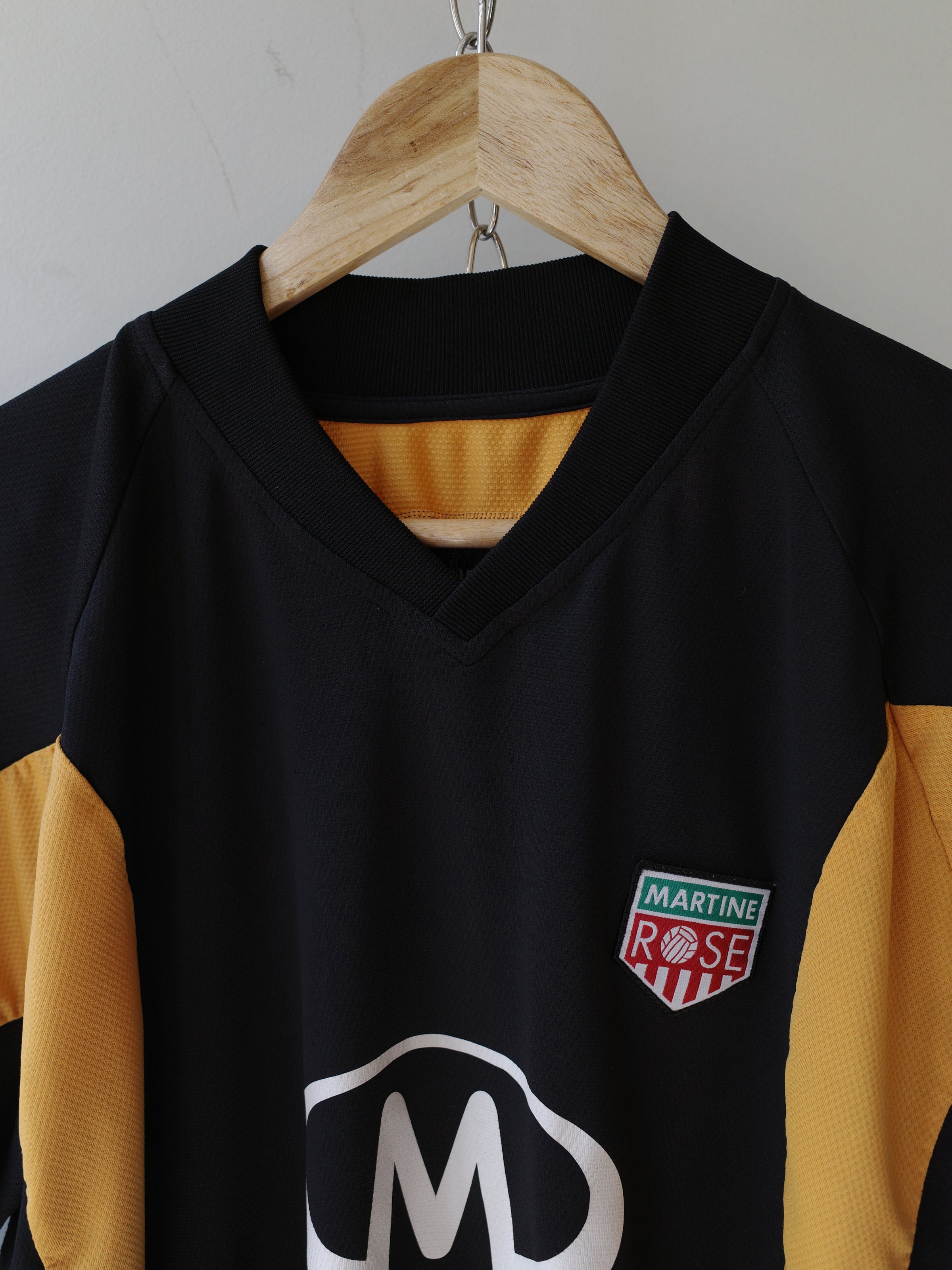 Martine Rose Black & Yellow Jersey Shirt – FIRE 火