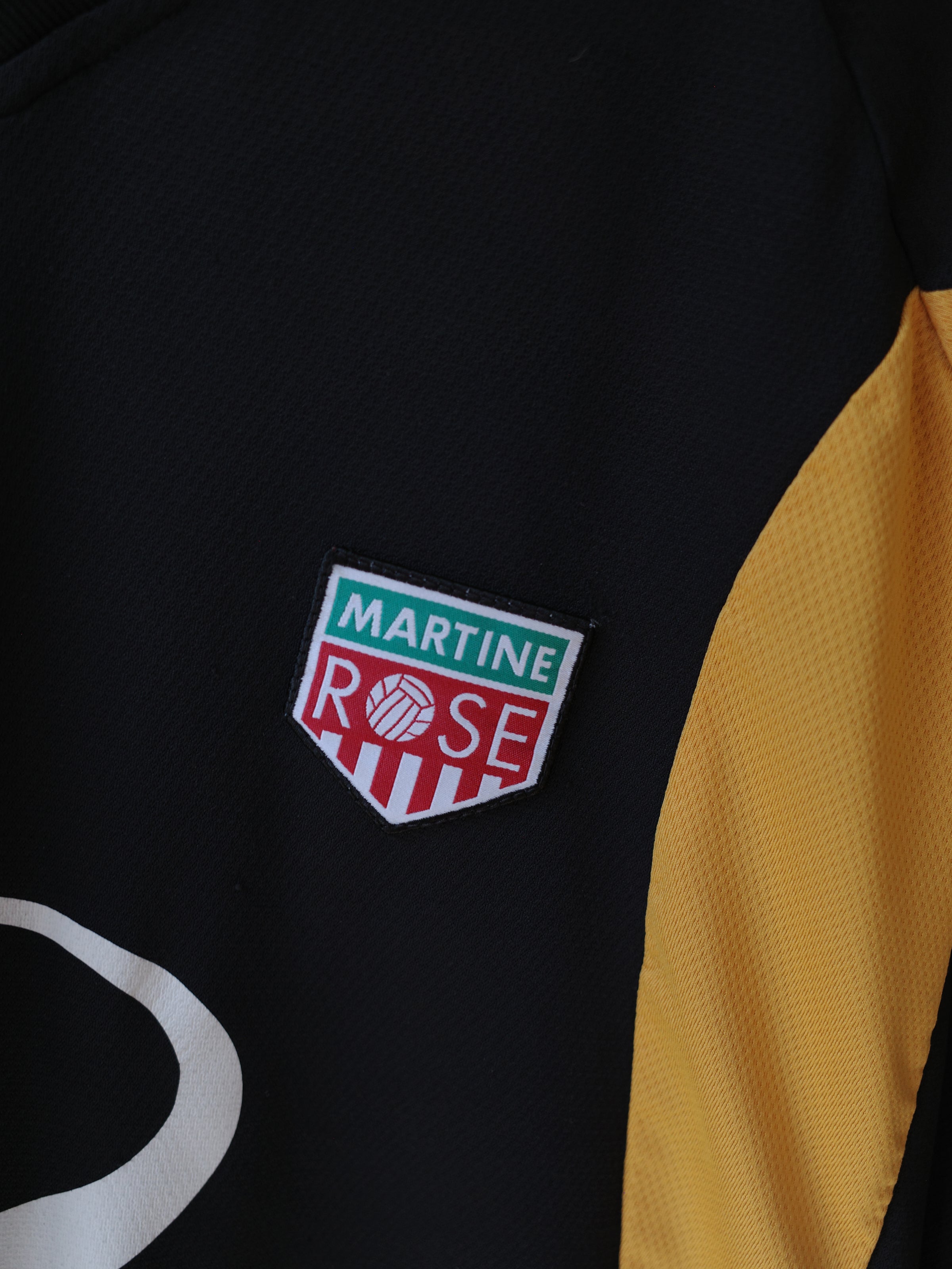Martine Rose Black & Yellow Jersey Shirt – FIRE 火