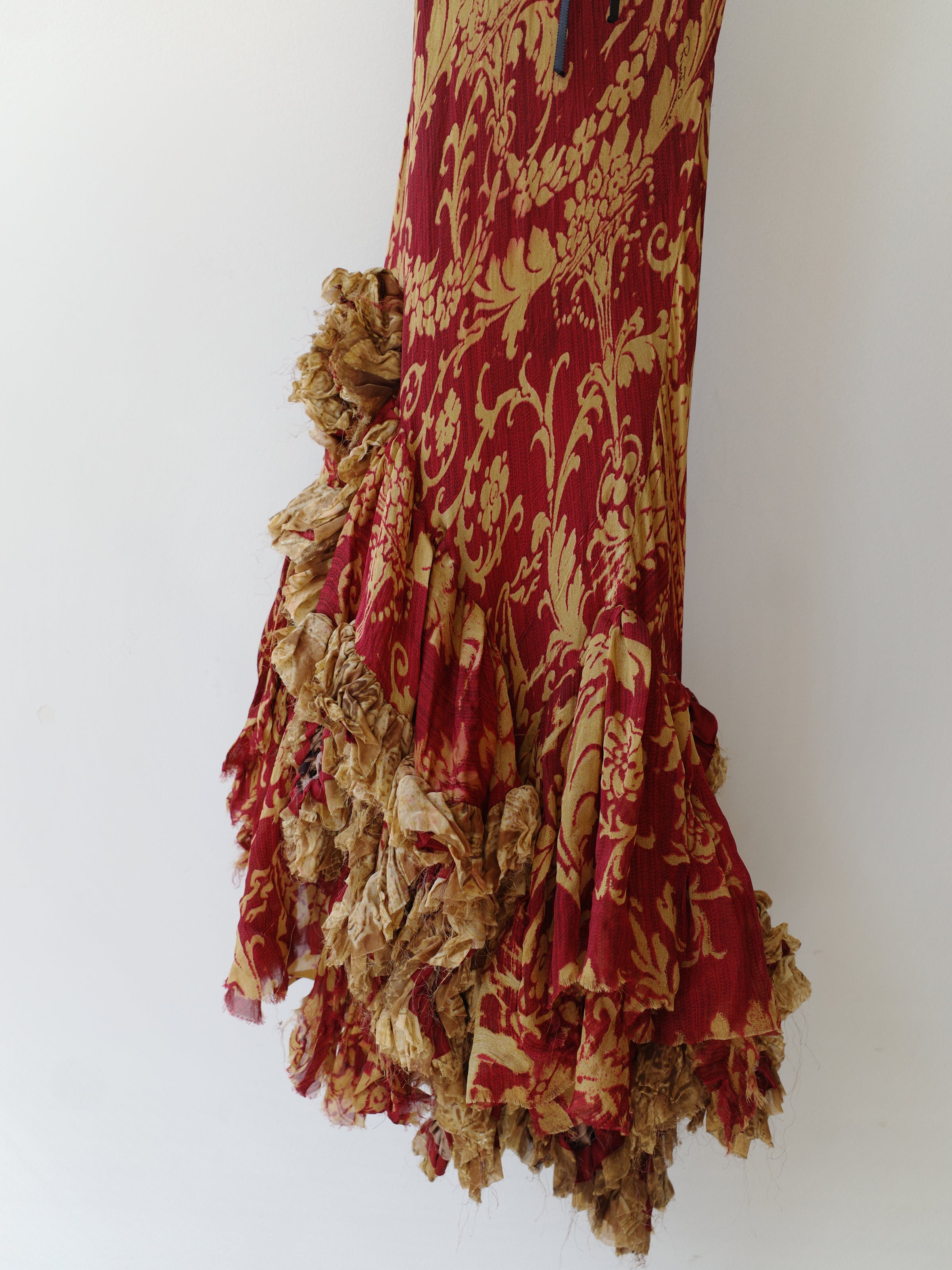 Roberto Cavalli Spring 2001 Runway Silk Gown – FIRE 火