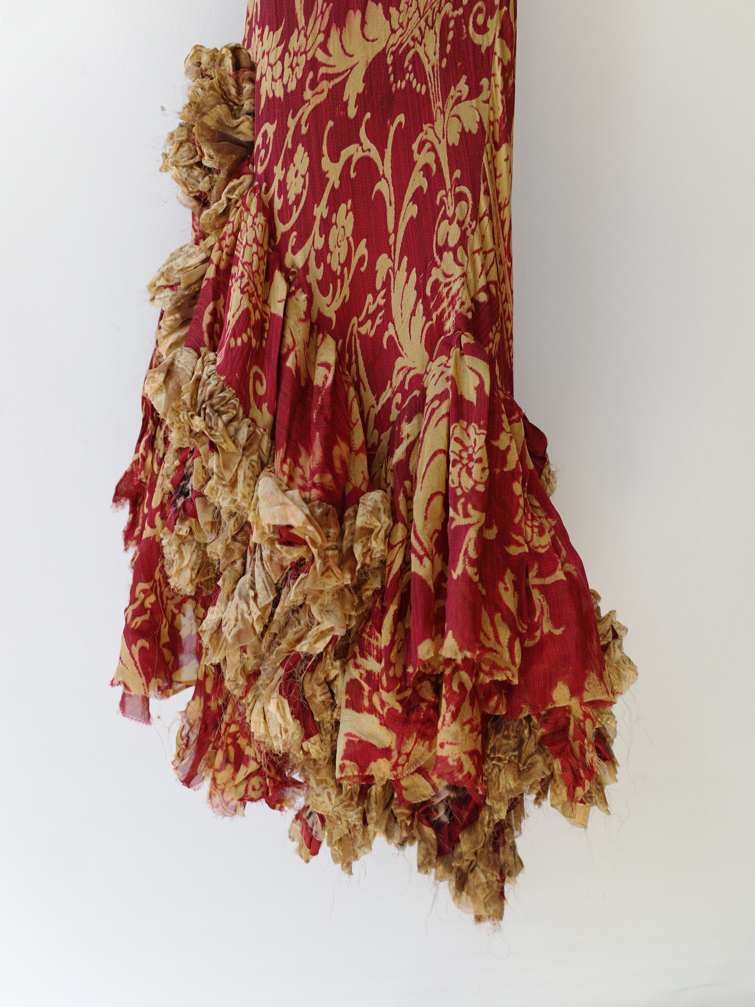 Roberto Cavalli Spring 2001 Runway Silk Gown – FIRE 火