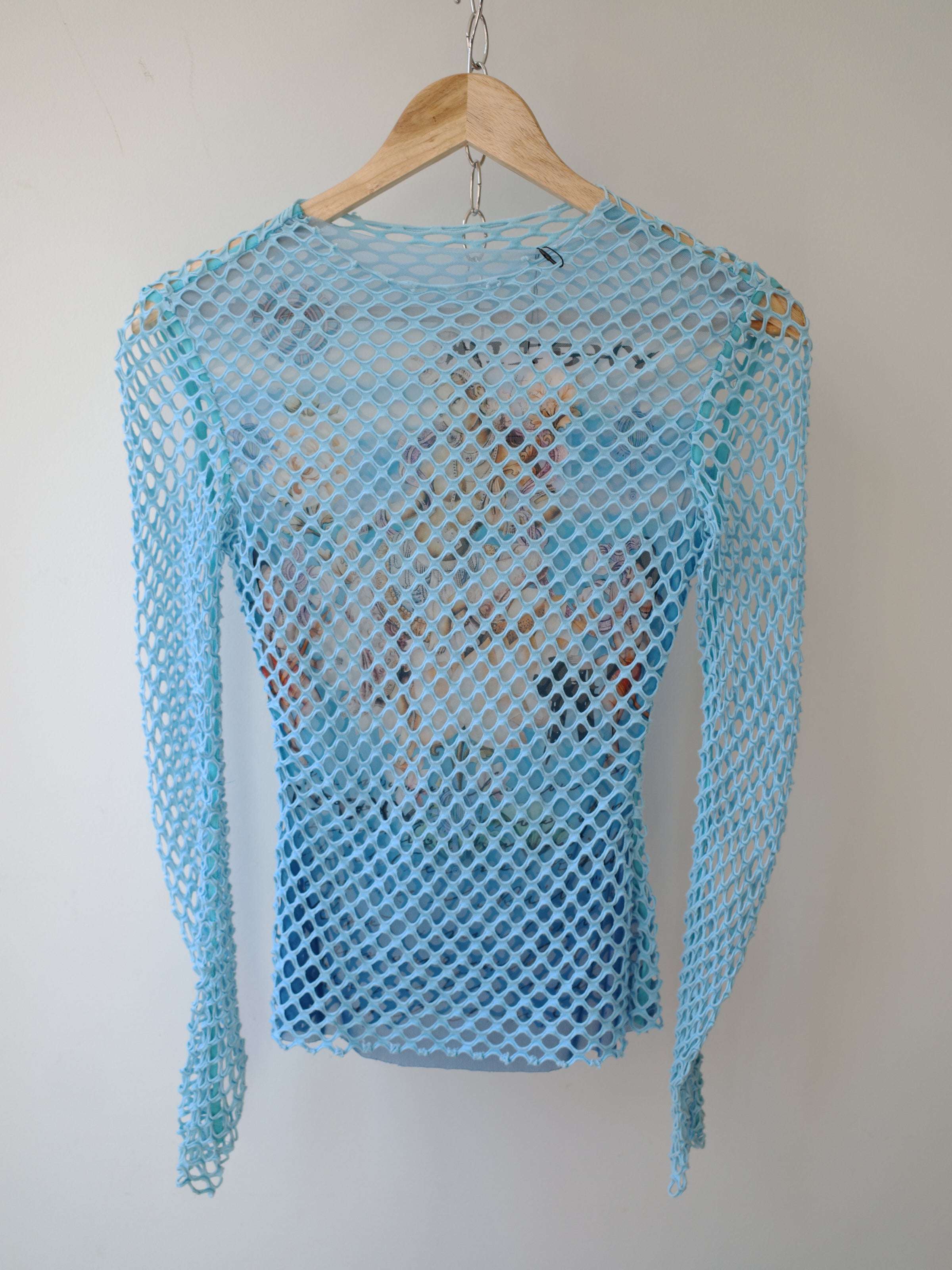 MISBHV Blue Double-Layer Mesh Top – WATER 水