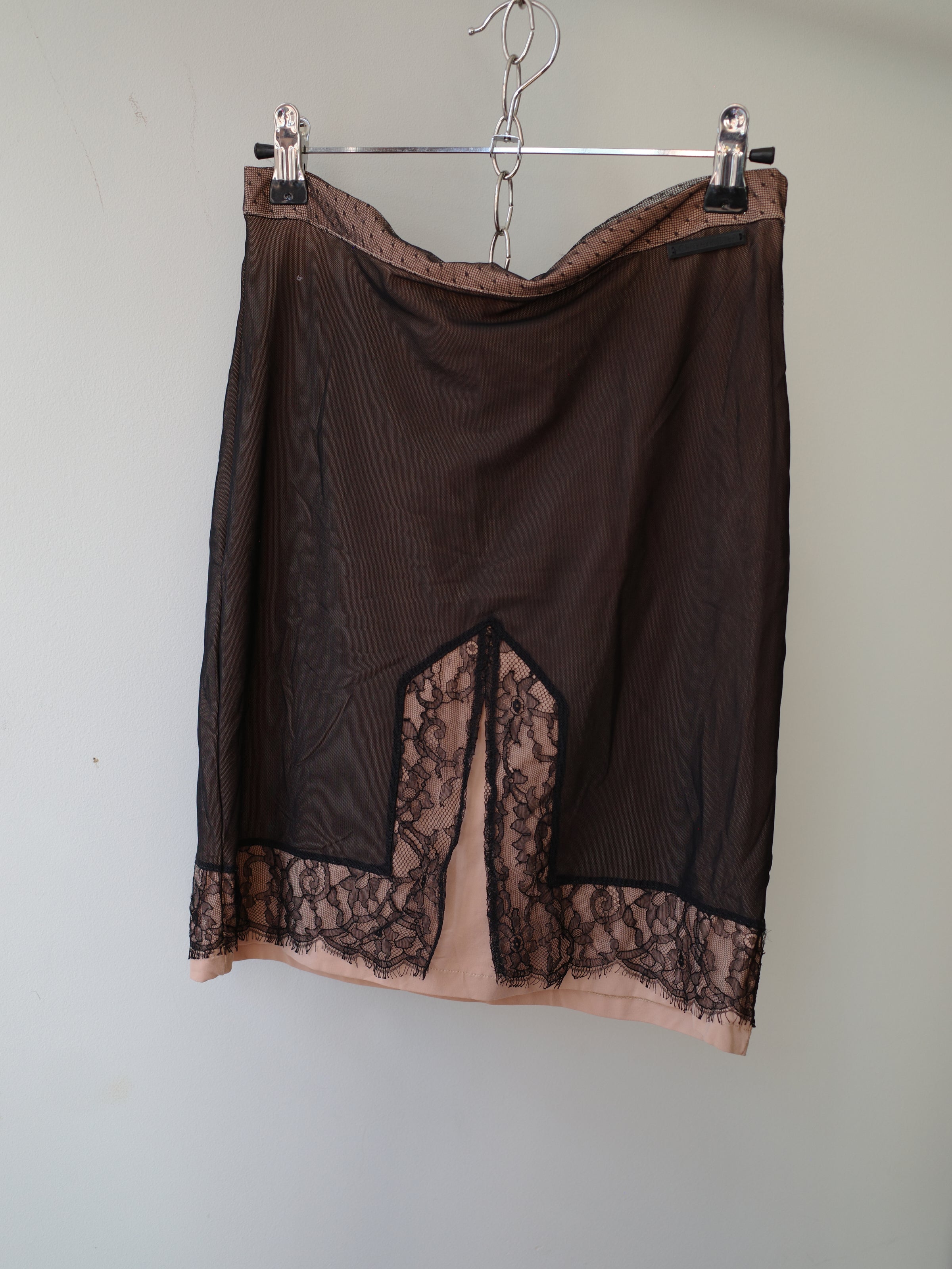 Christian Dior by John Galliano Mesh & Lace Skirt – WATER 水