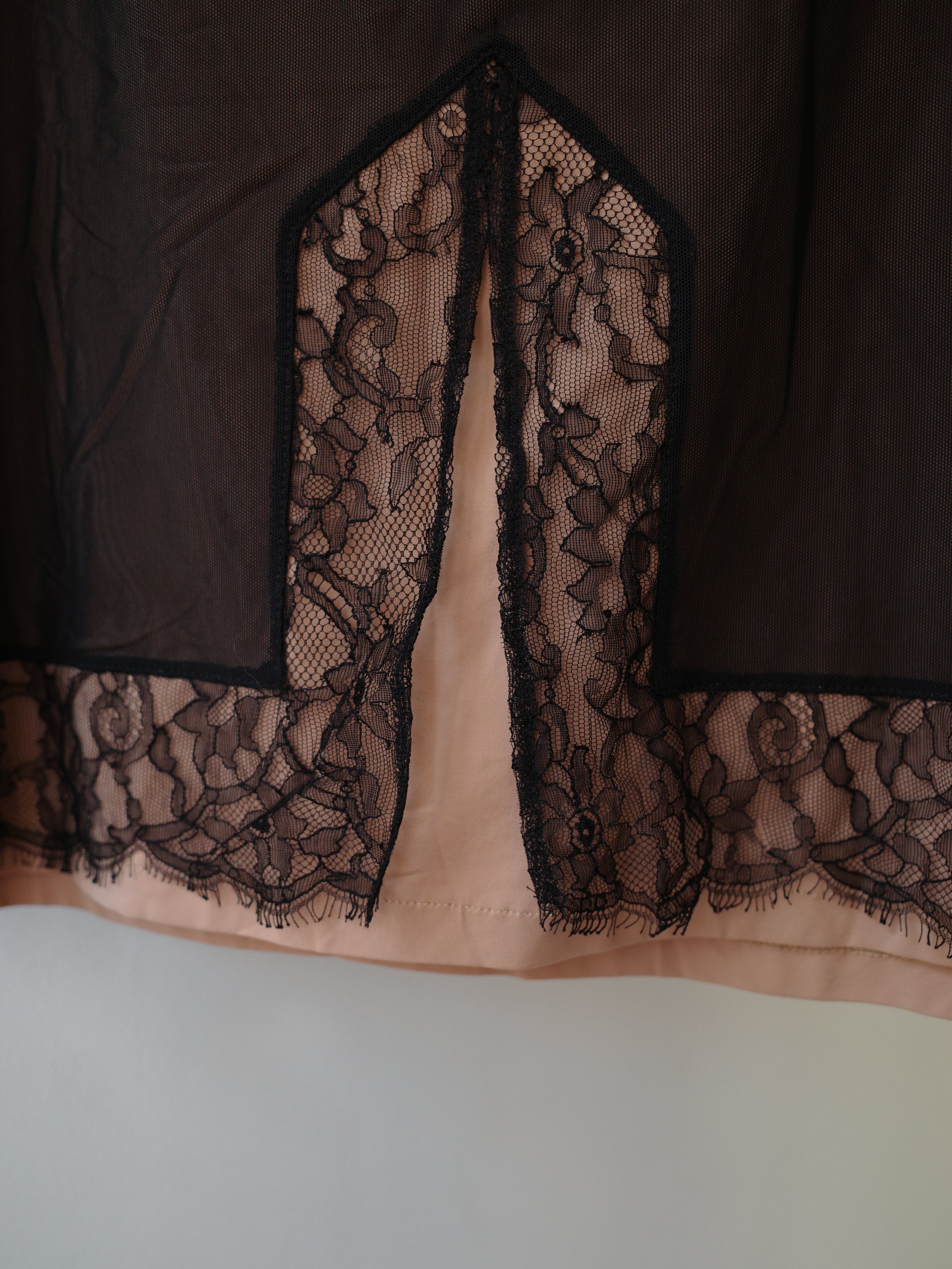 Christian Dior by John Galliano Mesh & Lace Skirt – WATER 水