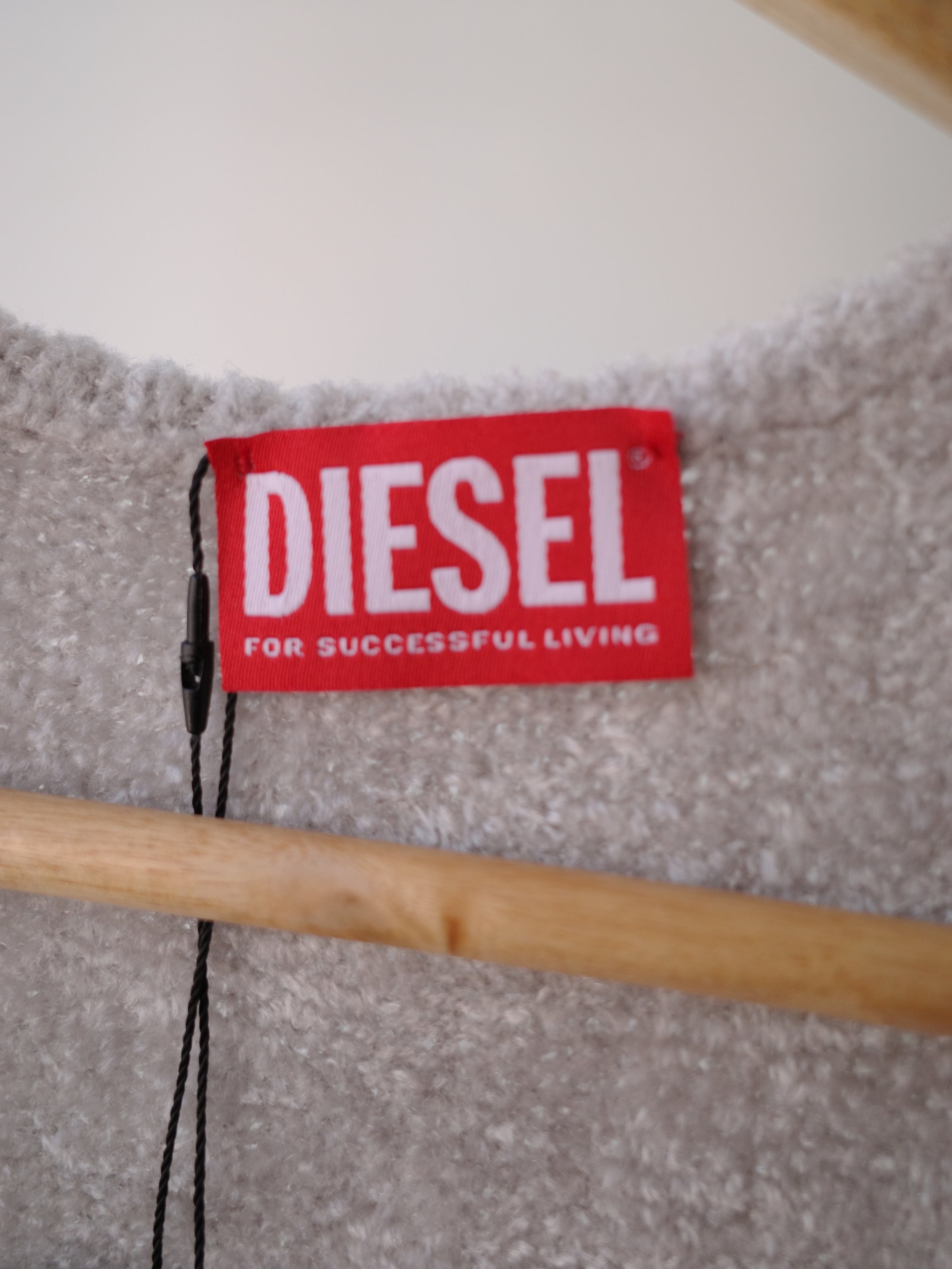 Diesel Long Grey Knit Duster Cardigan – EARTH 土
