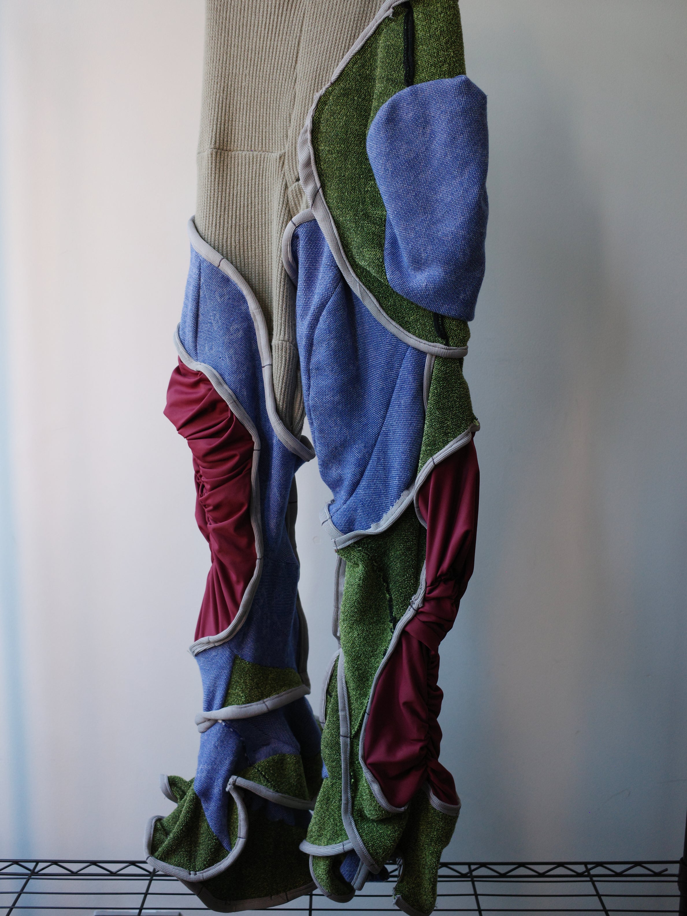 PE99Y YAN9 Sculptural Hybrid Patchwork Pants – EARTH 土