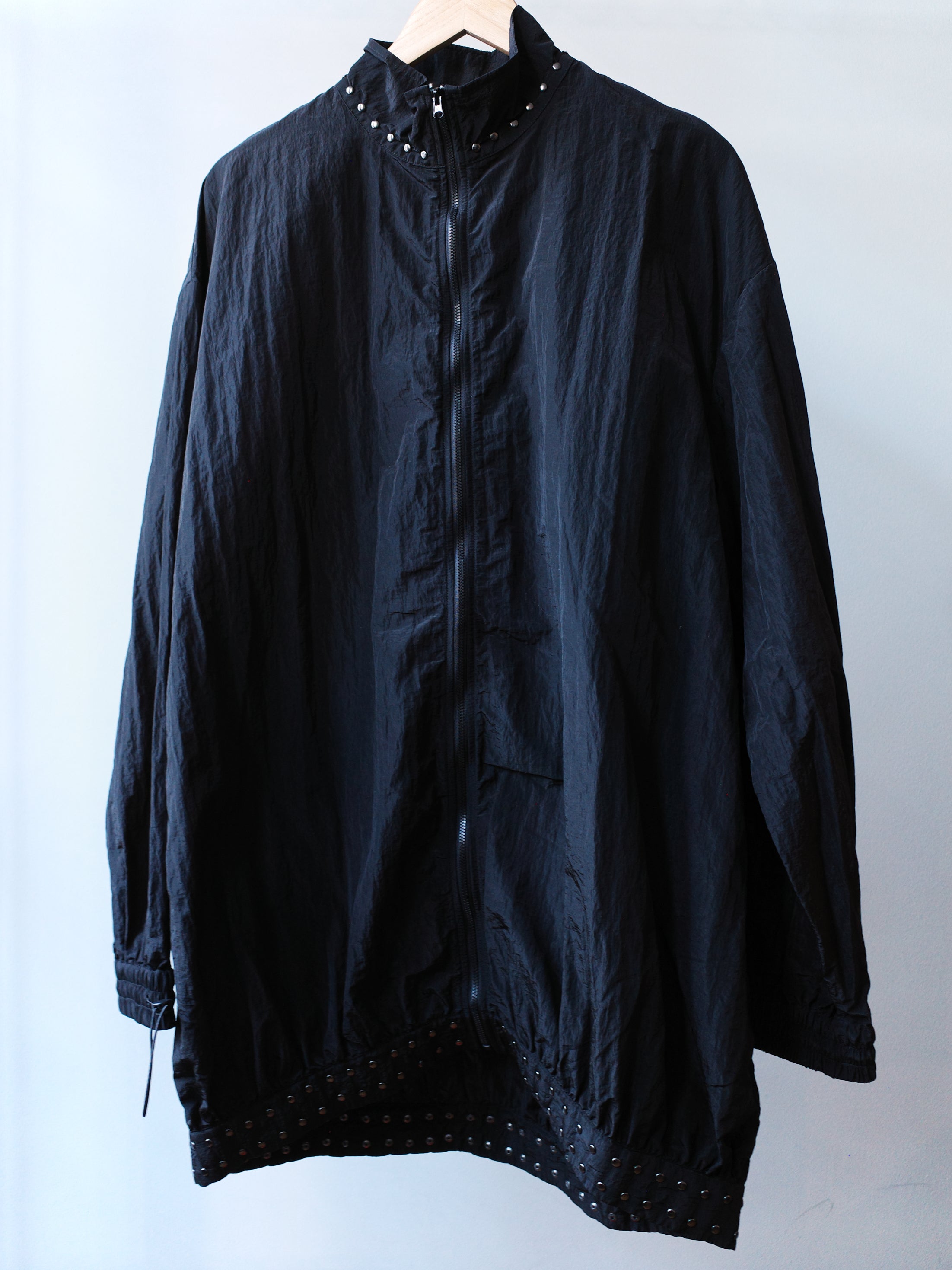 OVER RANGE Black Studded Oversized Jacket – METAL 金