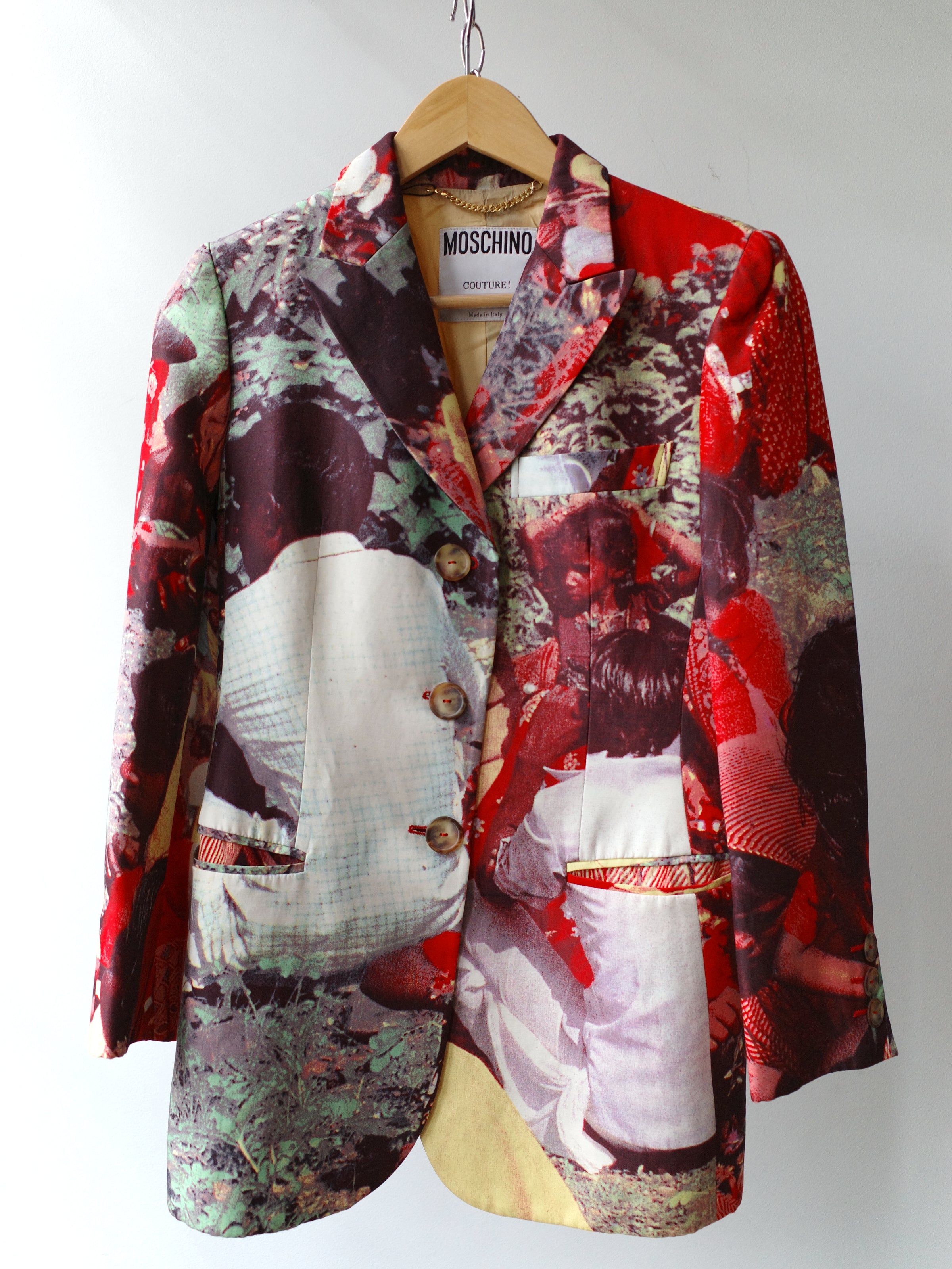 Moschino Vintage All-Over Print Jacket – FIRE 火