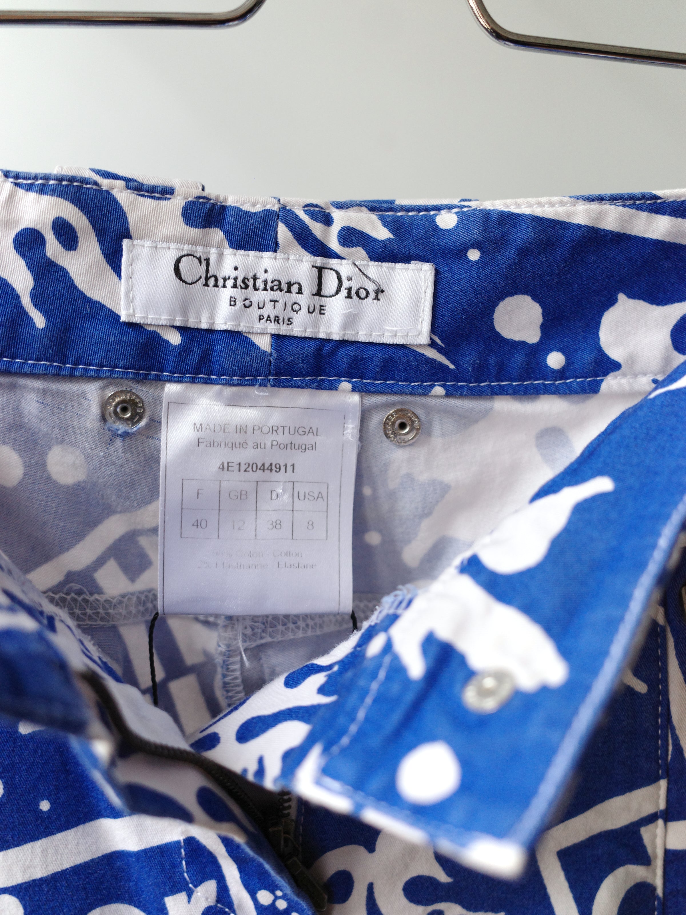 Christian Dior S/S 2004 “Dior Surf Chick” Lace-Up Pants – WATER 水
