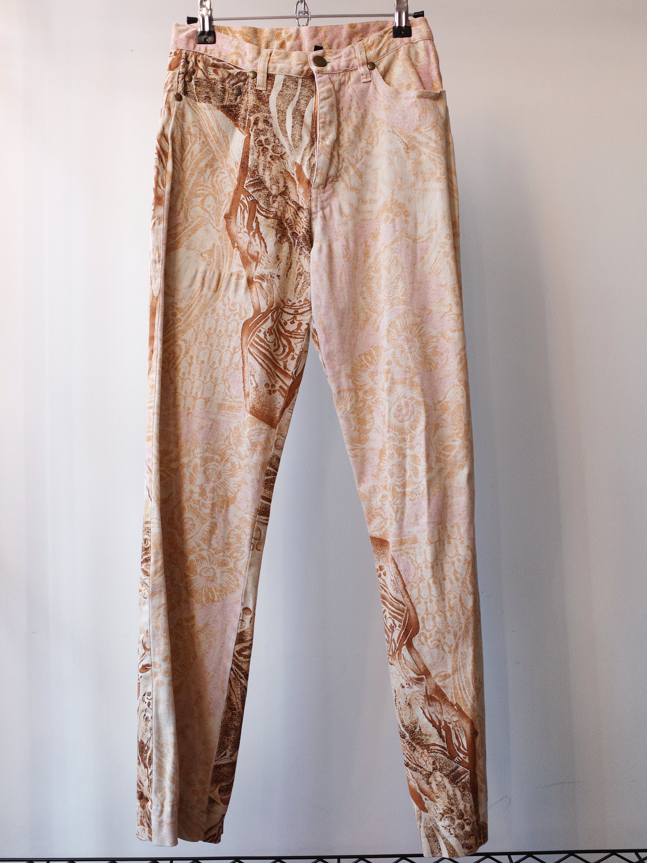 Roberto Cavalli All-Over Baroque Animal Print Pants – EARTH 土