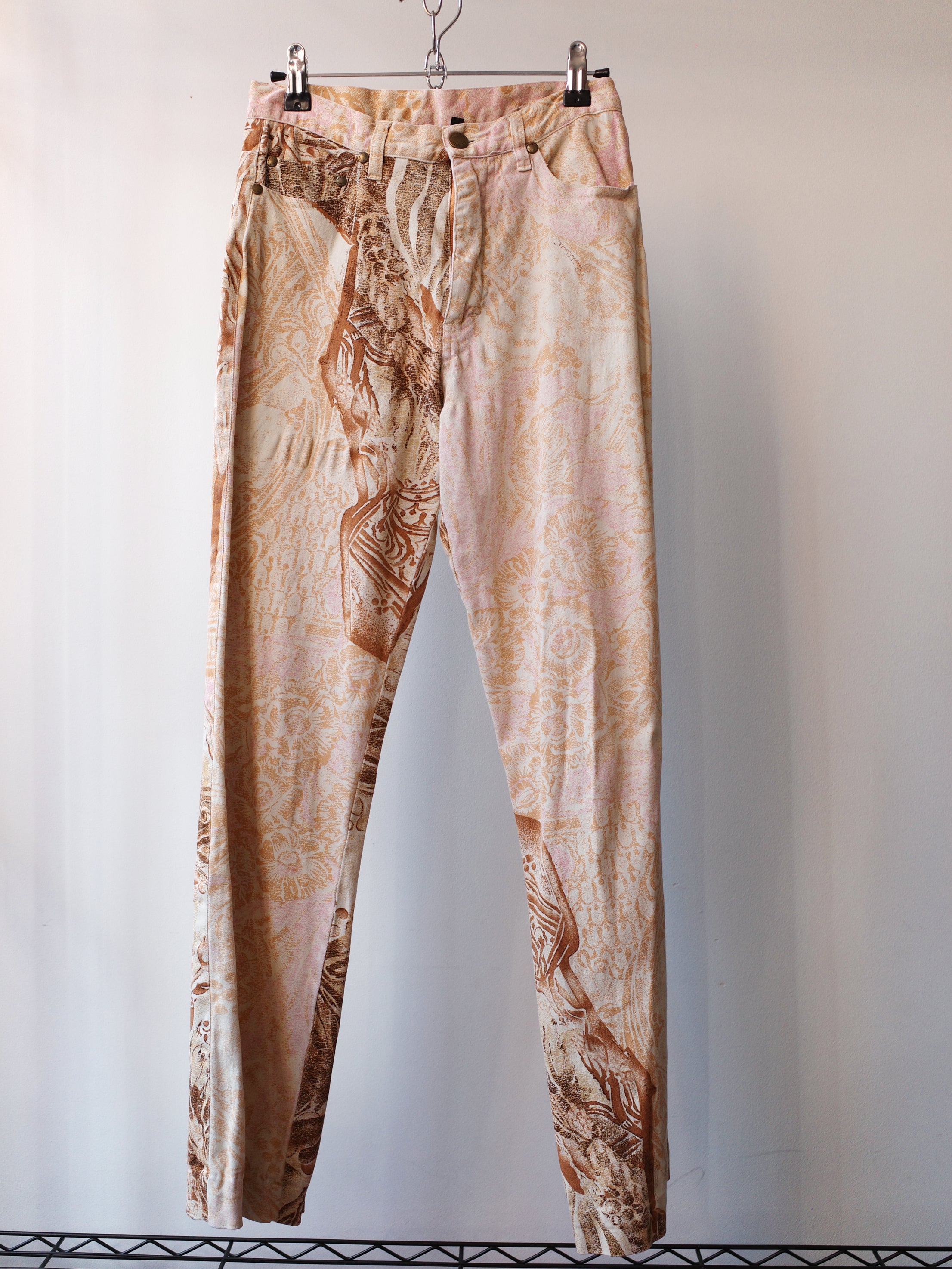 Roberto Cavalli All-Over Baroque Animal Print Pants – EARTH 土