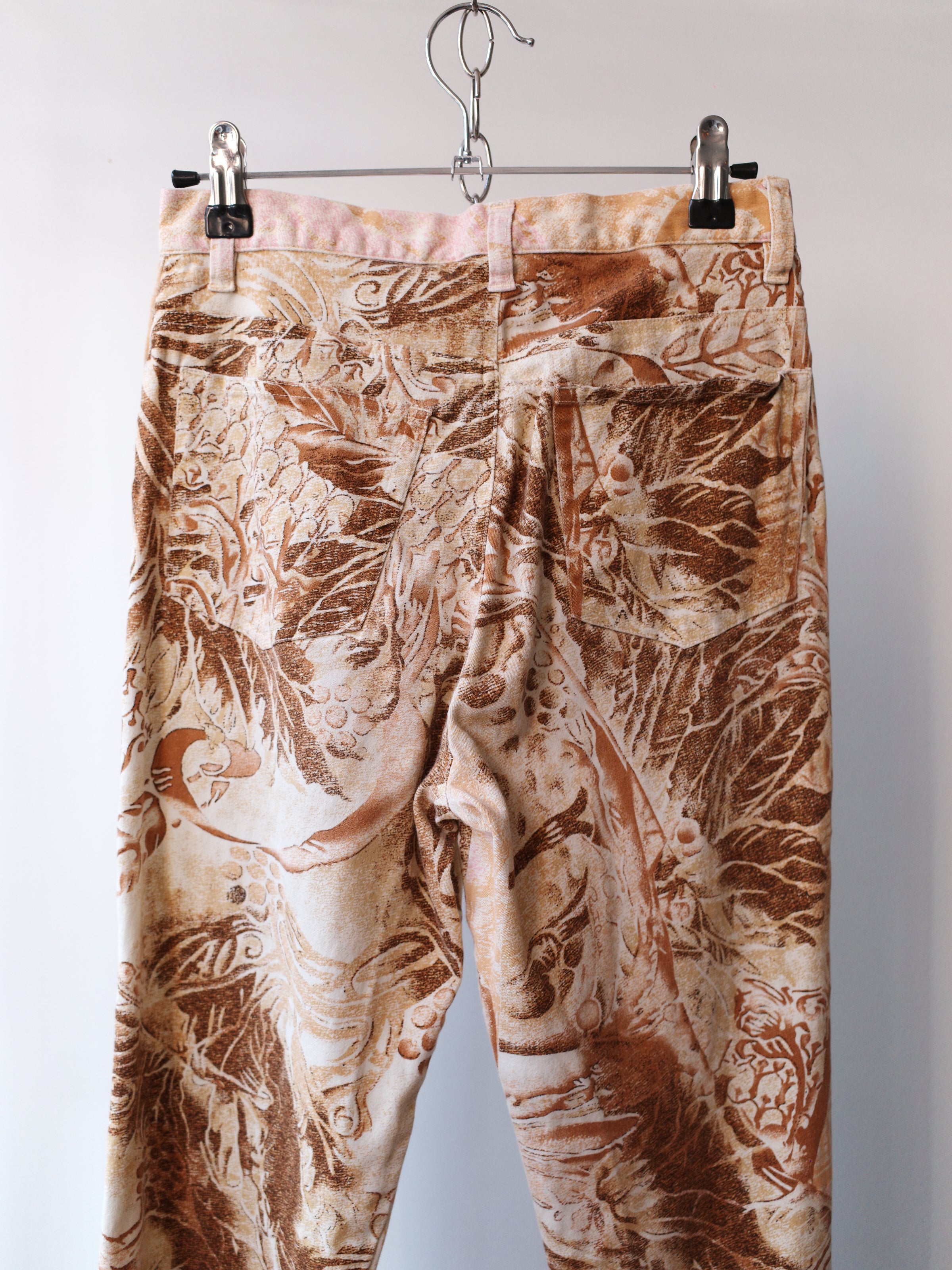 Roberto Cavalli All-Over Baroque Animal Print Pants – EARTH 土