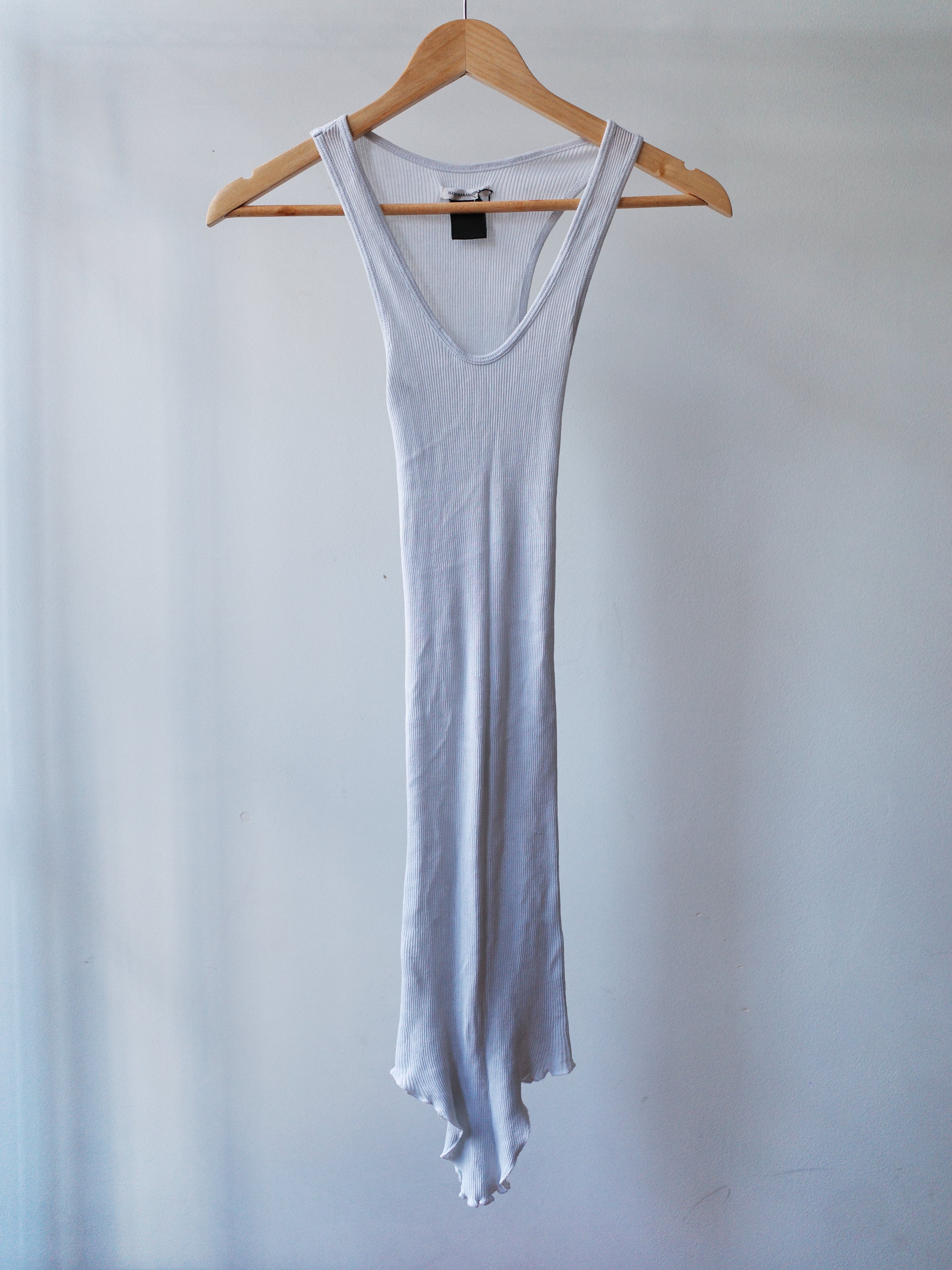 Isabel Marant Ribbed Sculptural Hem Tank Top – METAL 金