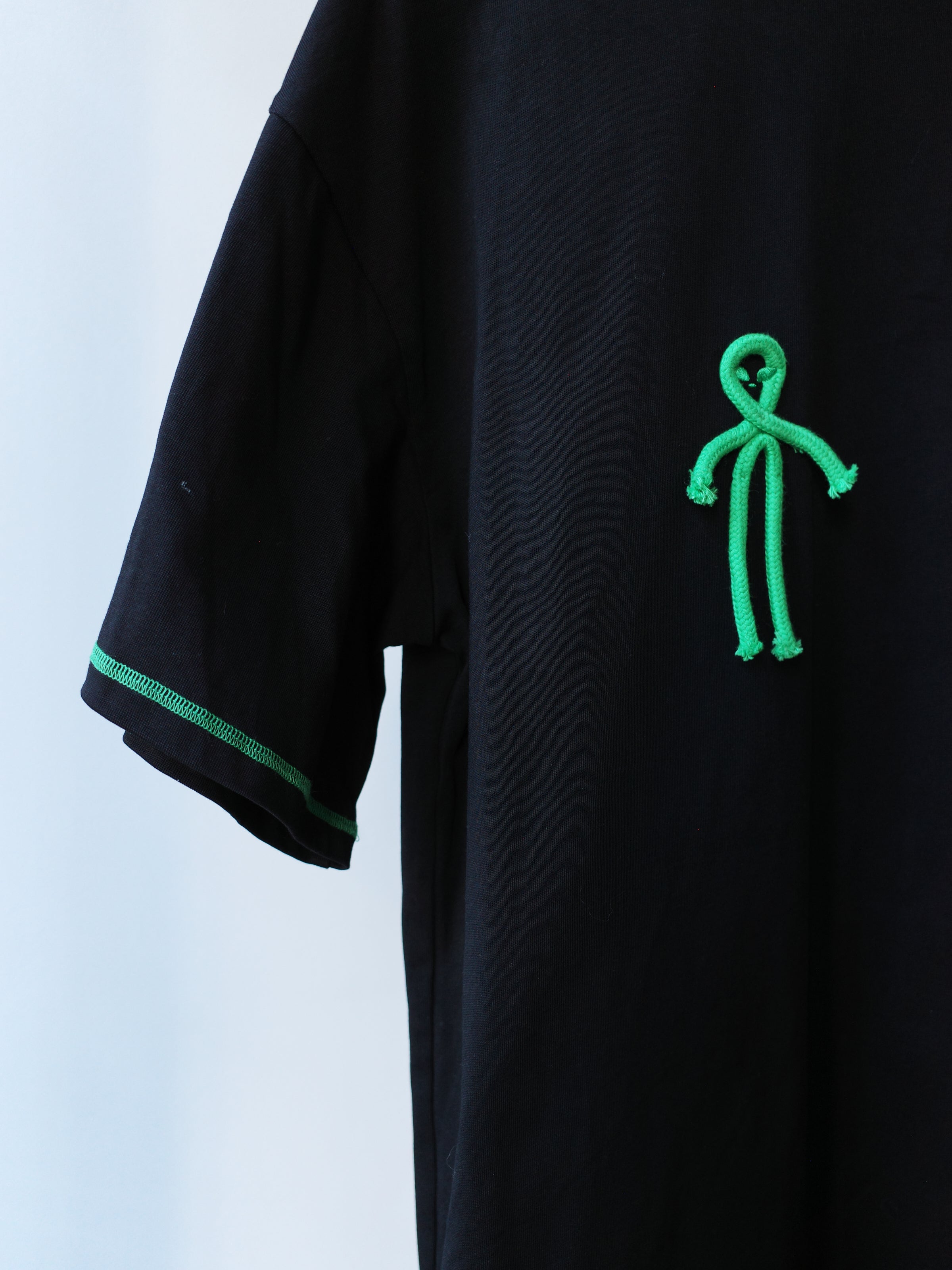 OVER RANGE Green Alien Rope T-shirt – METAL 金